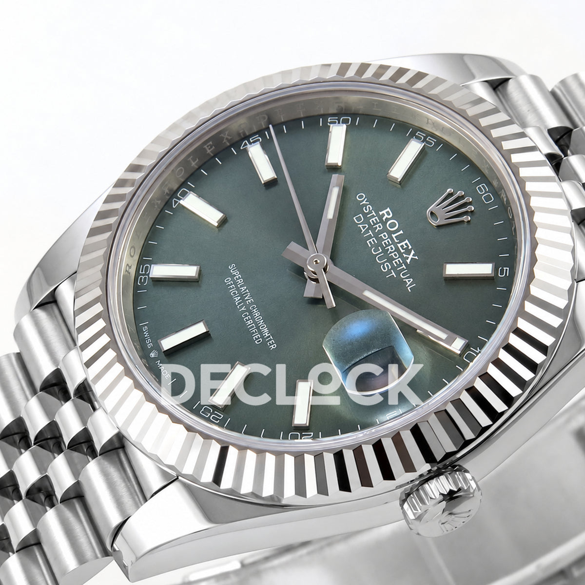 Rolex Datejust 41 126334 Green Stick Dial Jubilee RGF JH3235
