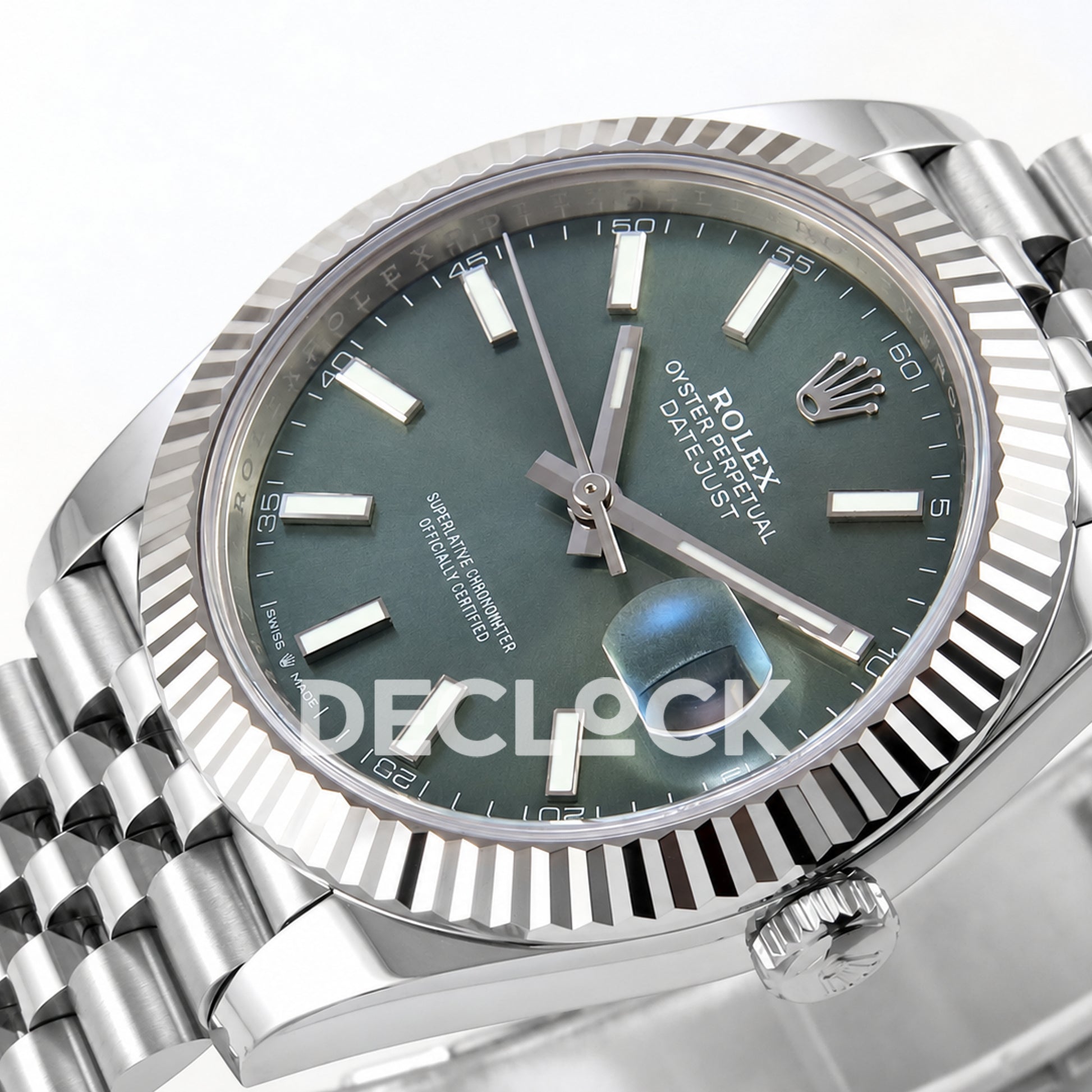Rolex Datejust 41 126334 Green Stick Dial Jubilee RGF JH3235