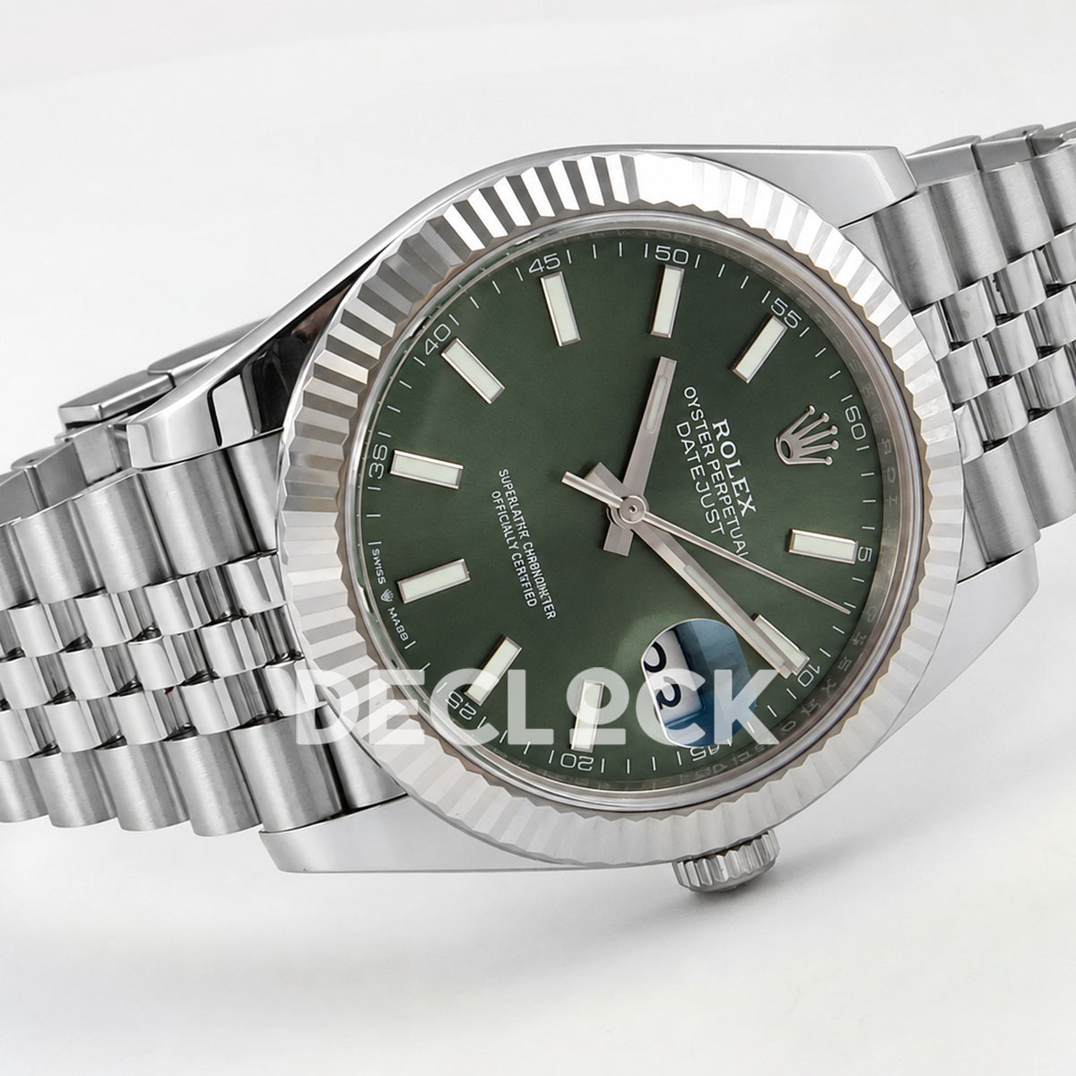 Rolex Datejust 41 126334 Green Stick Dial Jubilee RGF JH3235
