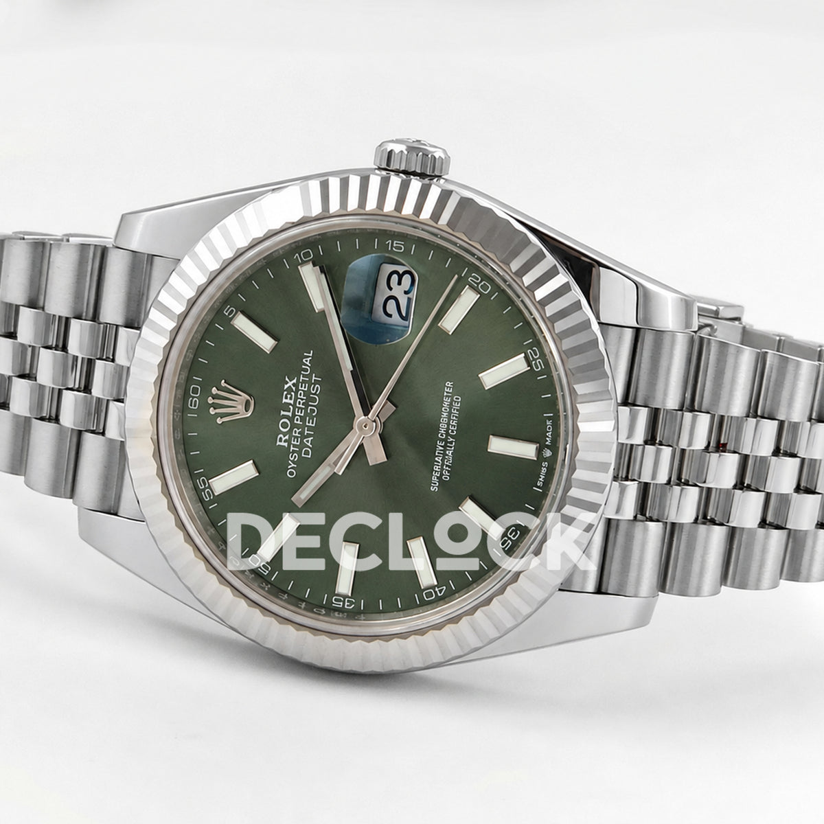 Rolex Datejust 41 126334 Green Stick Dial Jubilee RGF JH3235