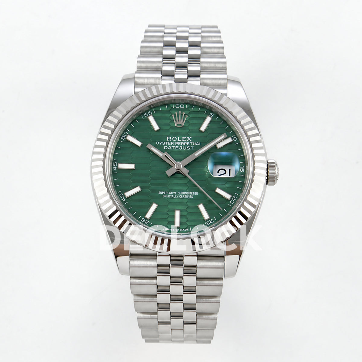 Rolex Datejust 41 126334 Green Textured Dial Jubilee RGF JH3235