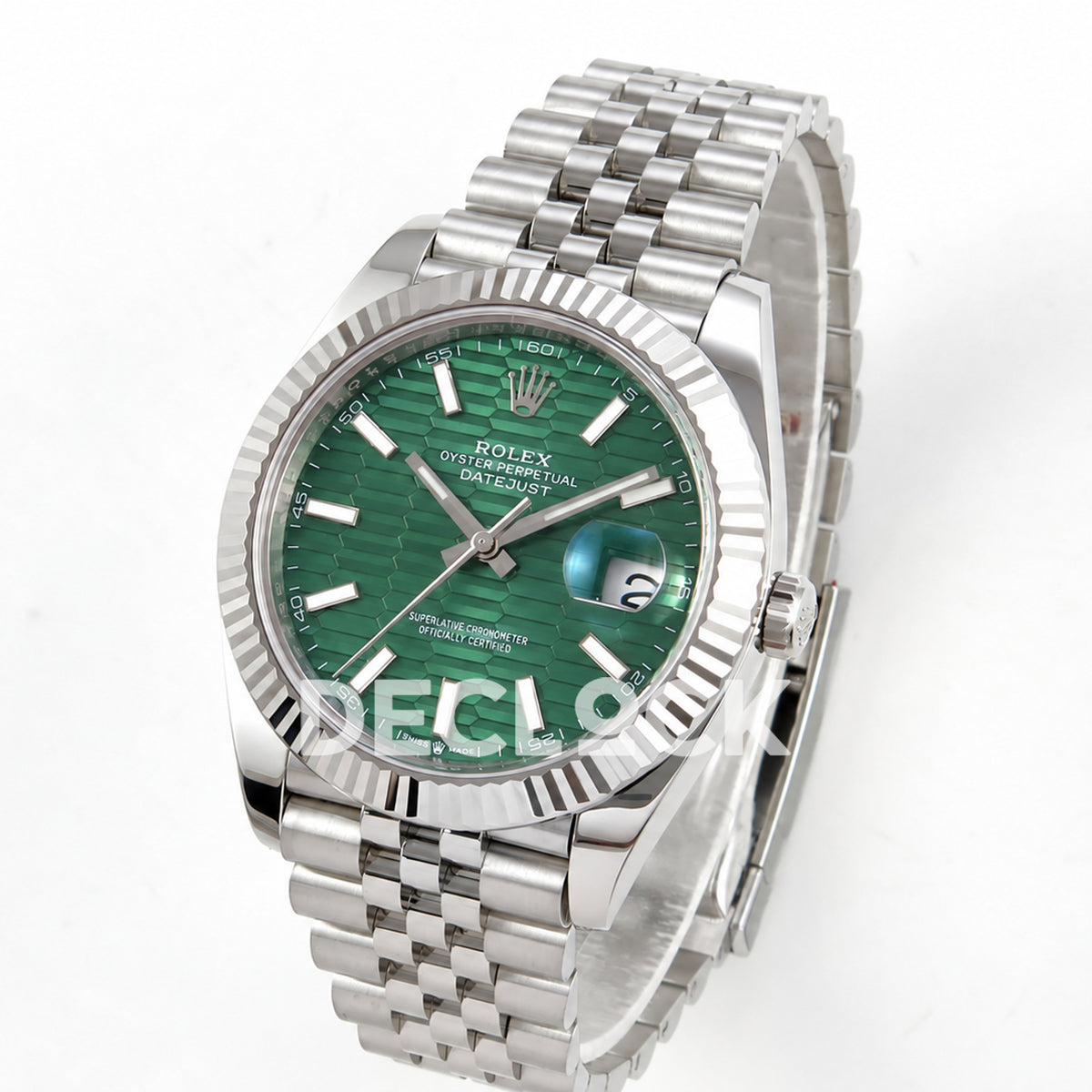 Rolex Datejust 41 126334 Green Textured Dial Jubilee RGF JH3235