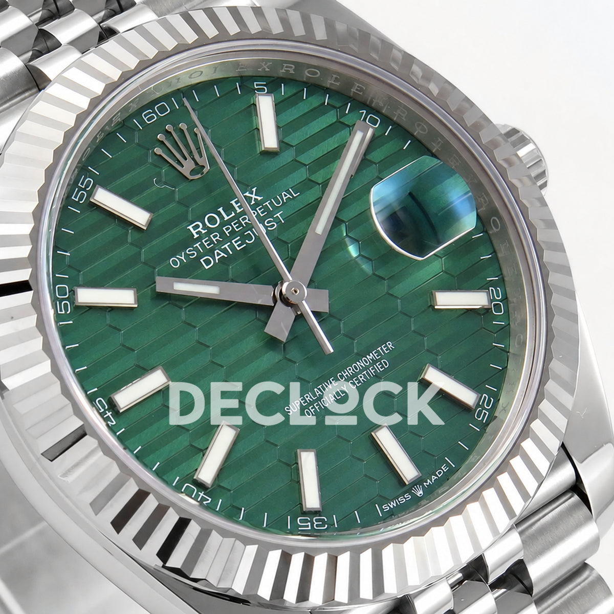 Rolex Datejust 41 126334 Green Textured Dial Jubilee RGF JH3235