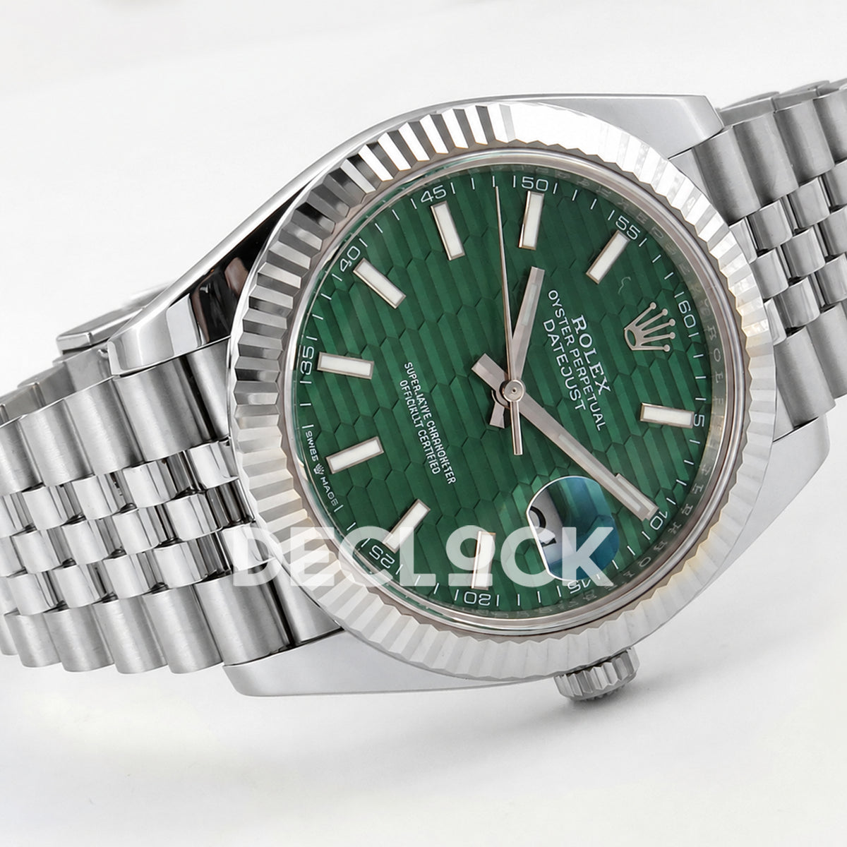 Rolex Datejust 41 126334 Green Textured Dial Jubilee RGF JH3235