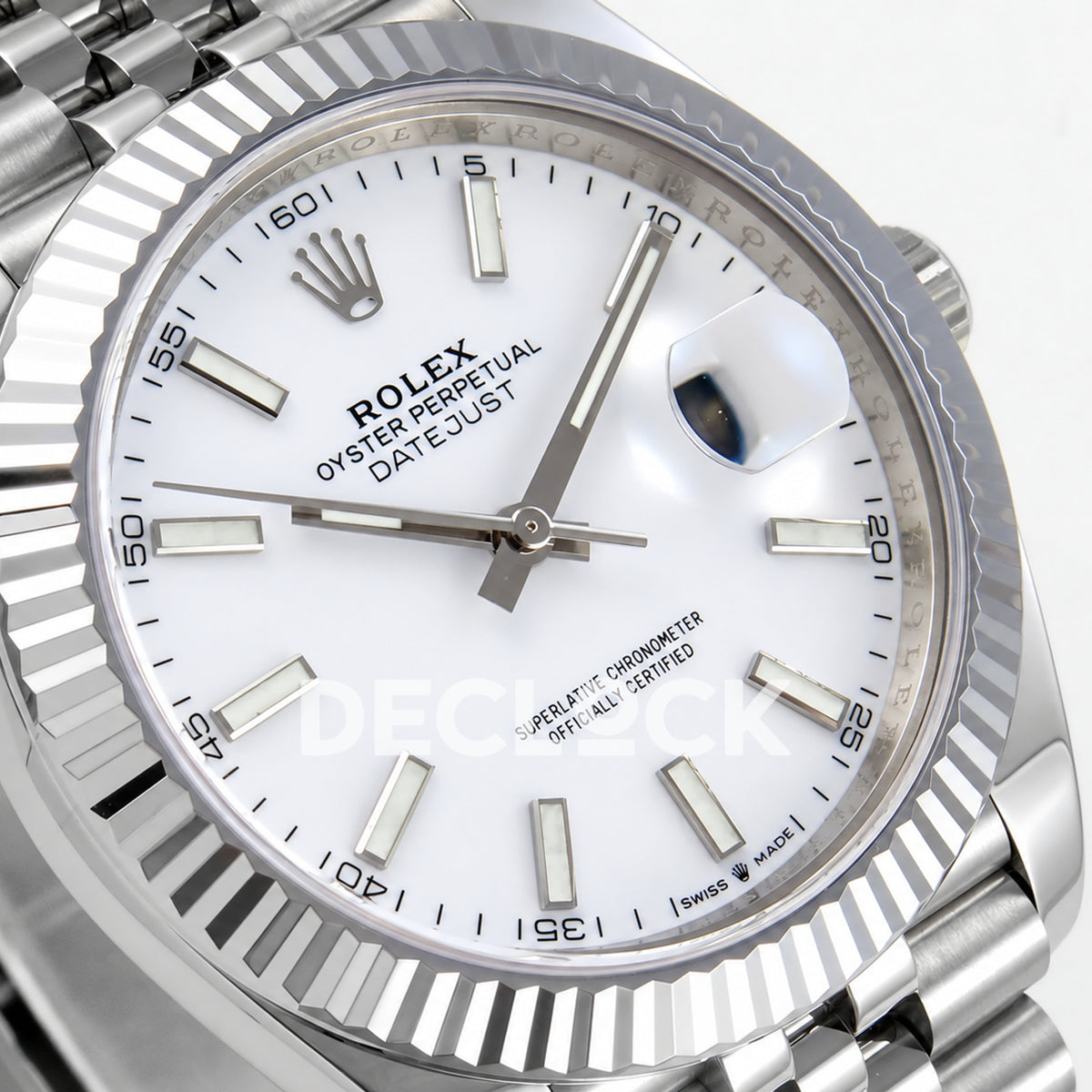 Rolex Datejust 41 126334 White Stick Dial Jubilee RGF JH3235