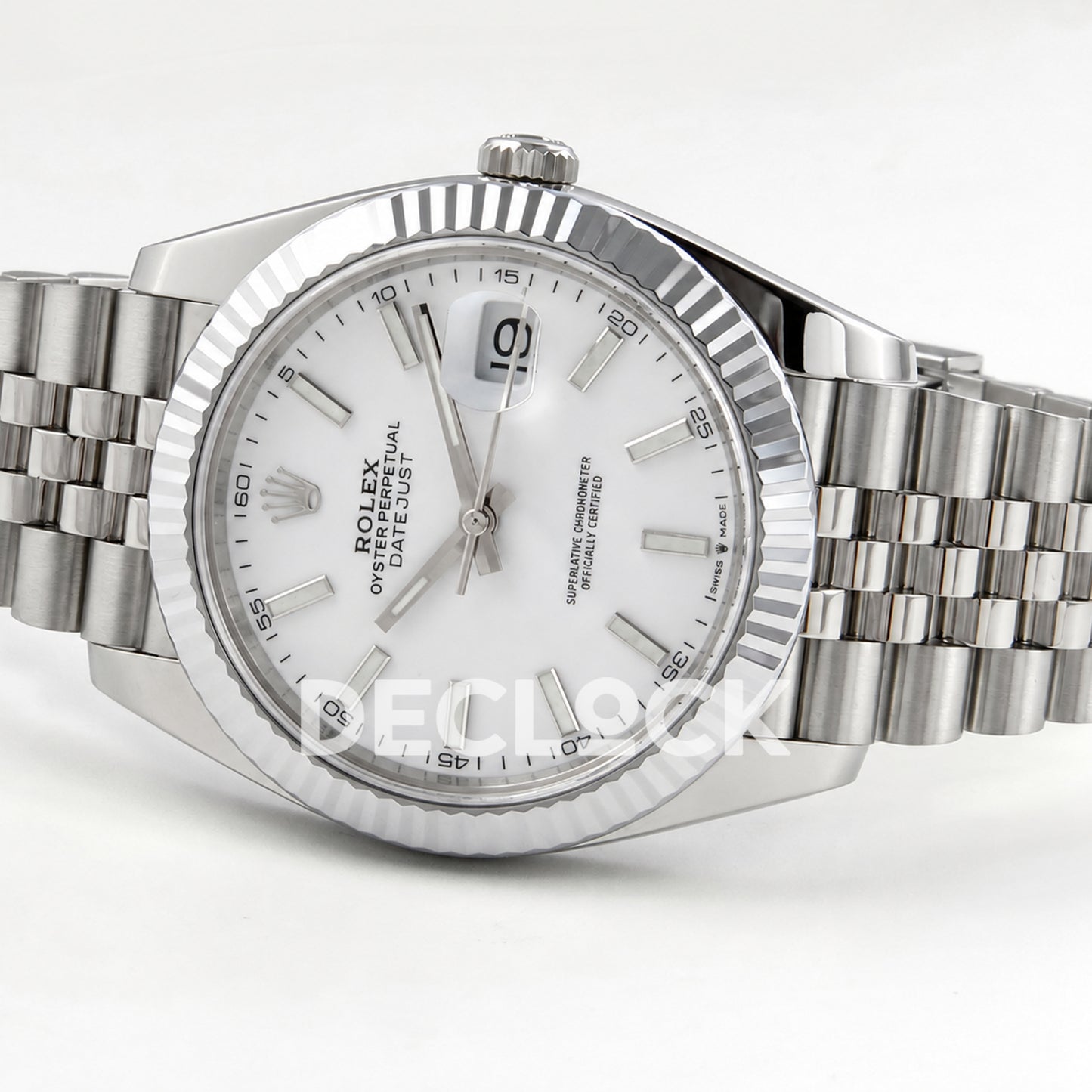 Rolex Datejust 41 126334 White Stick Dial Jubilee RGF JH3235