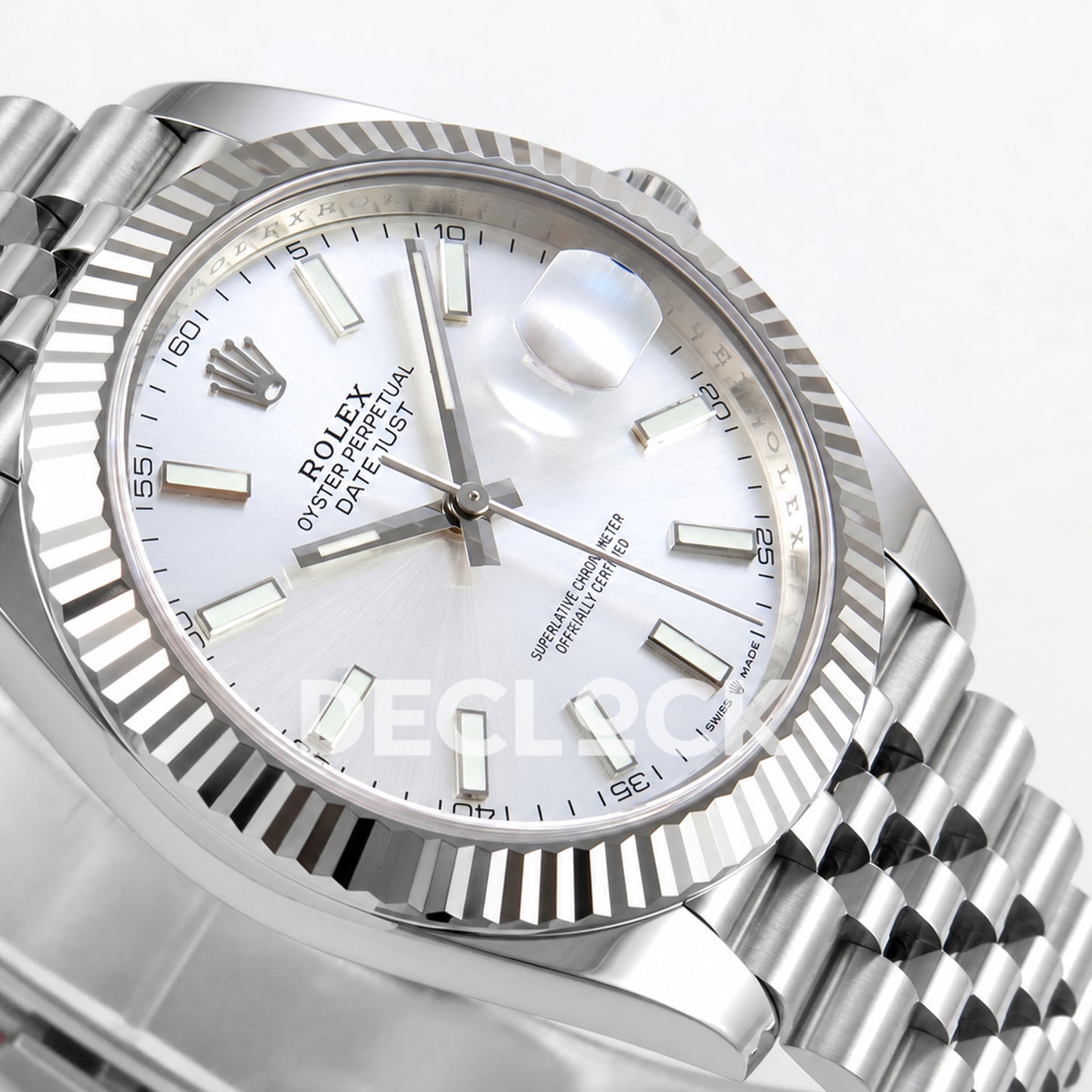 Rolex Datejust 41 126334 Silver Stick Dial Jubilee RGF JH3235