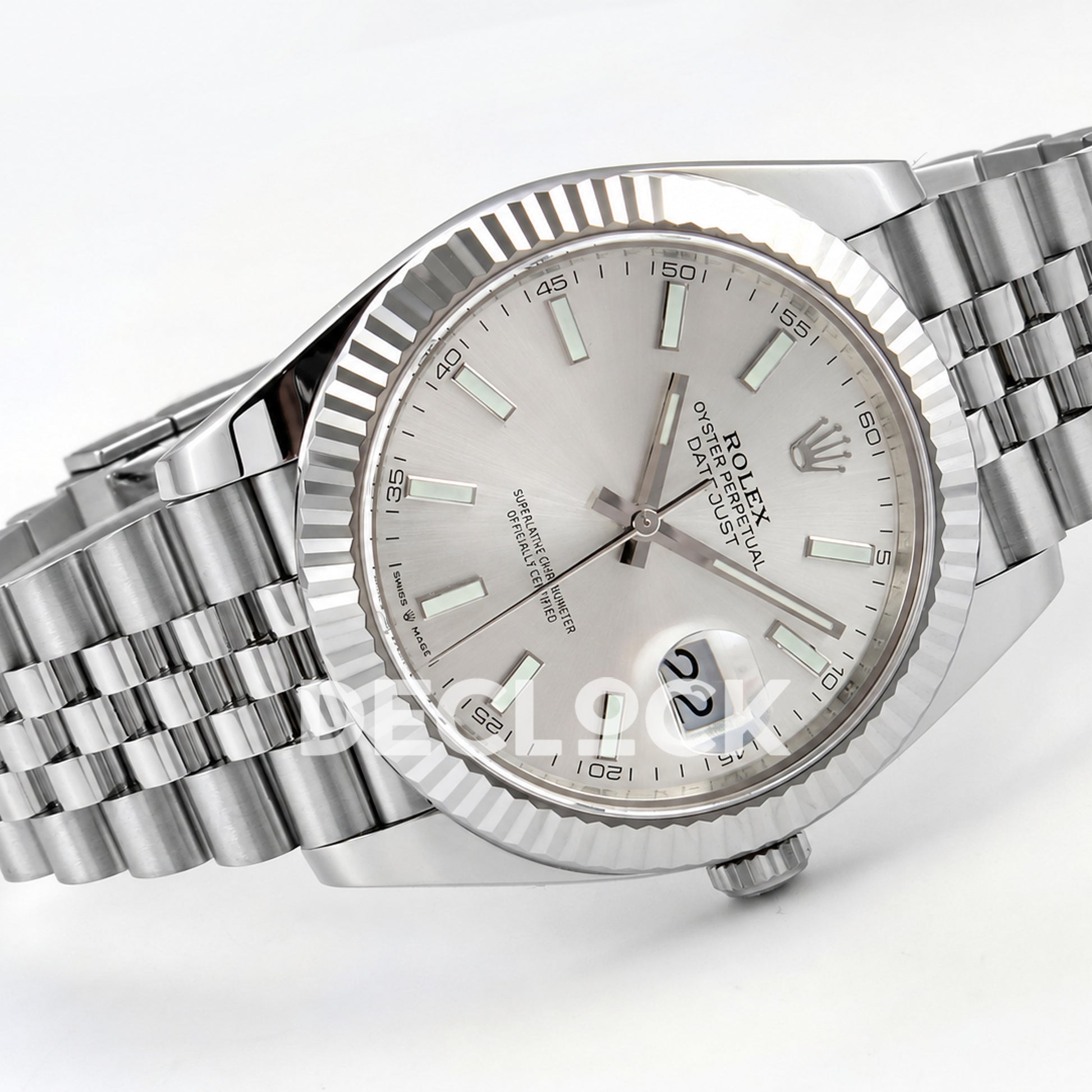 Rolex Datejust 41 126334 Silver Stick Dial Jubilee RGF JH3235