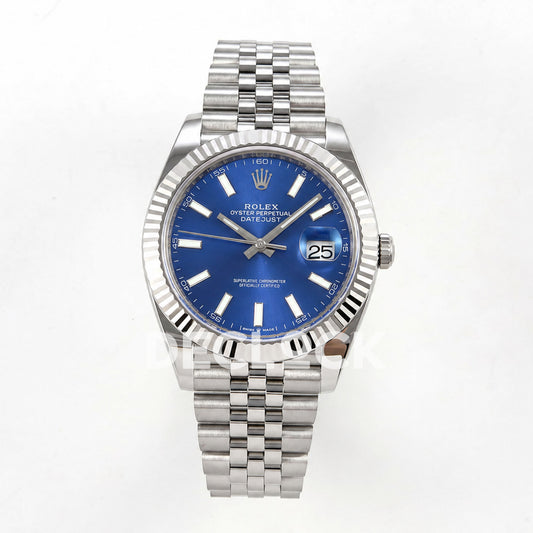 Rolex Datejust 41 126334 Blue Stick Dial Jubilee RGF JH3235