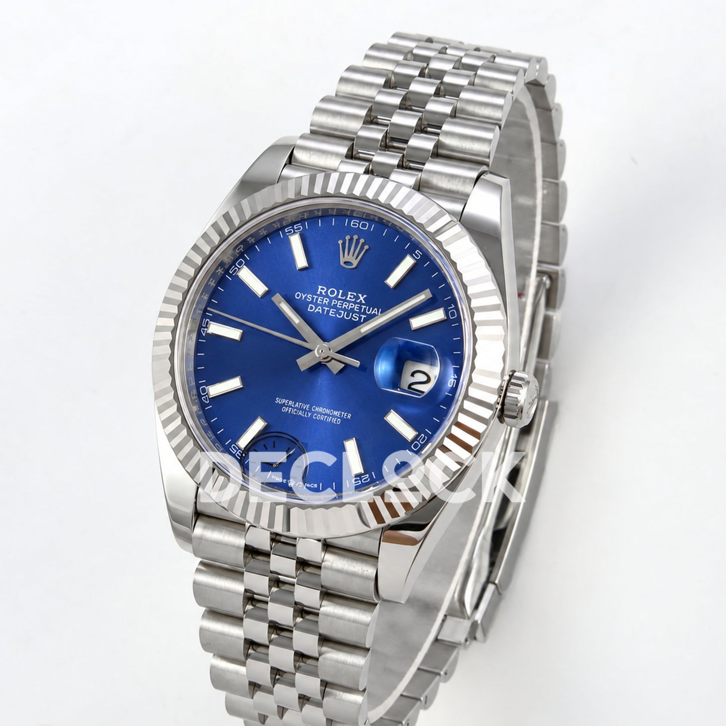 Rolex Datejust 41 126334 Blue Stick Dial Jubilee RGF JH3235