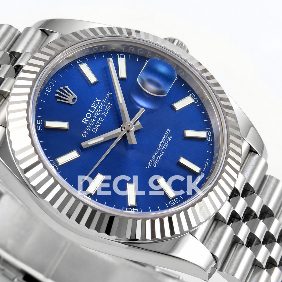 Rolex Datejust 41 126334 Blue Stick Dial Jubilee RGF JH3235