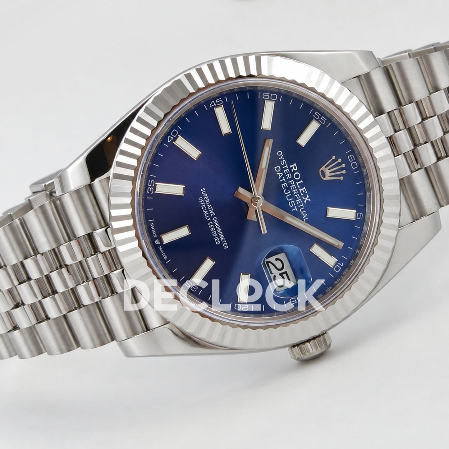 Rolex Datejust 41 126334 Blue Stick Dial Jubilee RGF JH3235