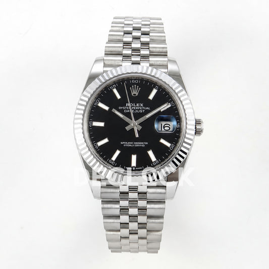 Rolex Datejust 41 126334 Black Stick Dial Jubilee RGF JH3235