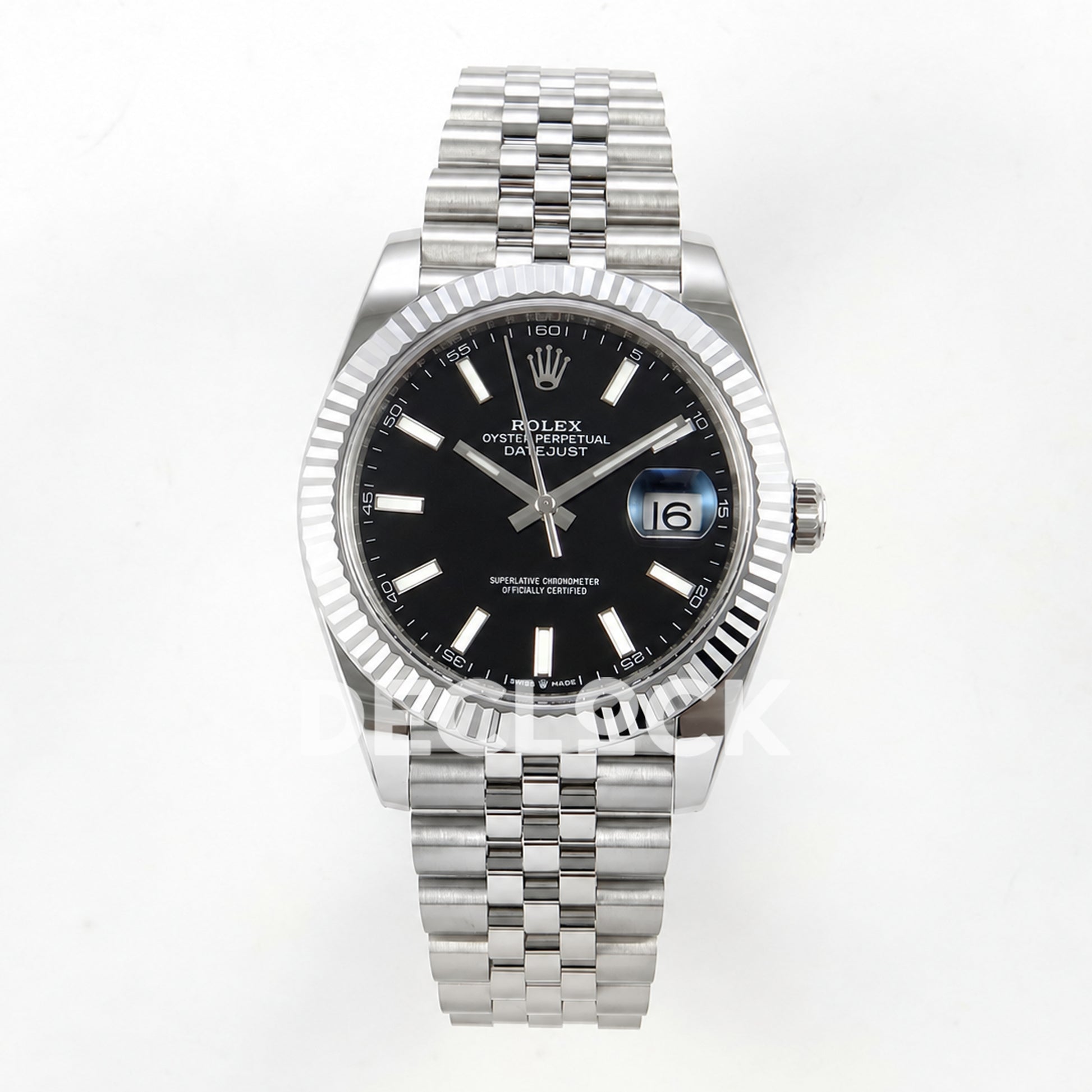 Rolex Datejust 41 126334 Black Stick Dial Jubilee RGF JH3235