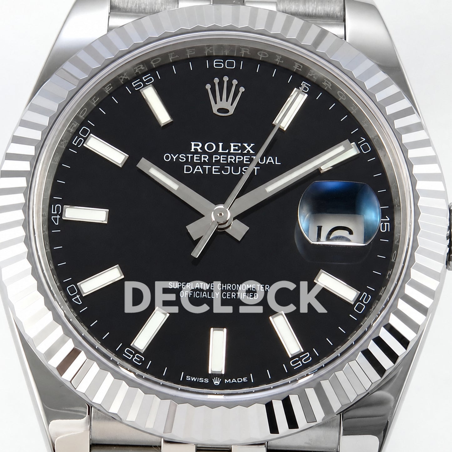 Rolex Datejust 41 126334 Black Stick Dial Jubilee RGF JH3235