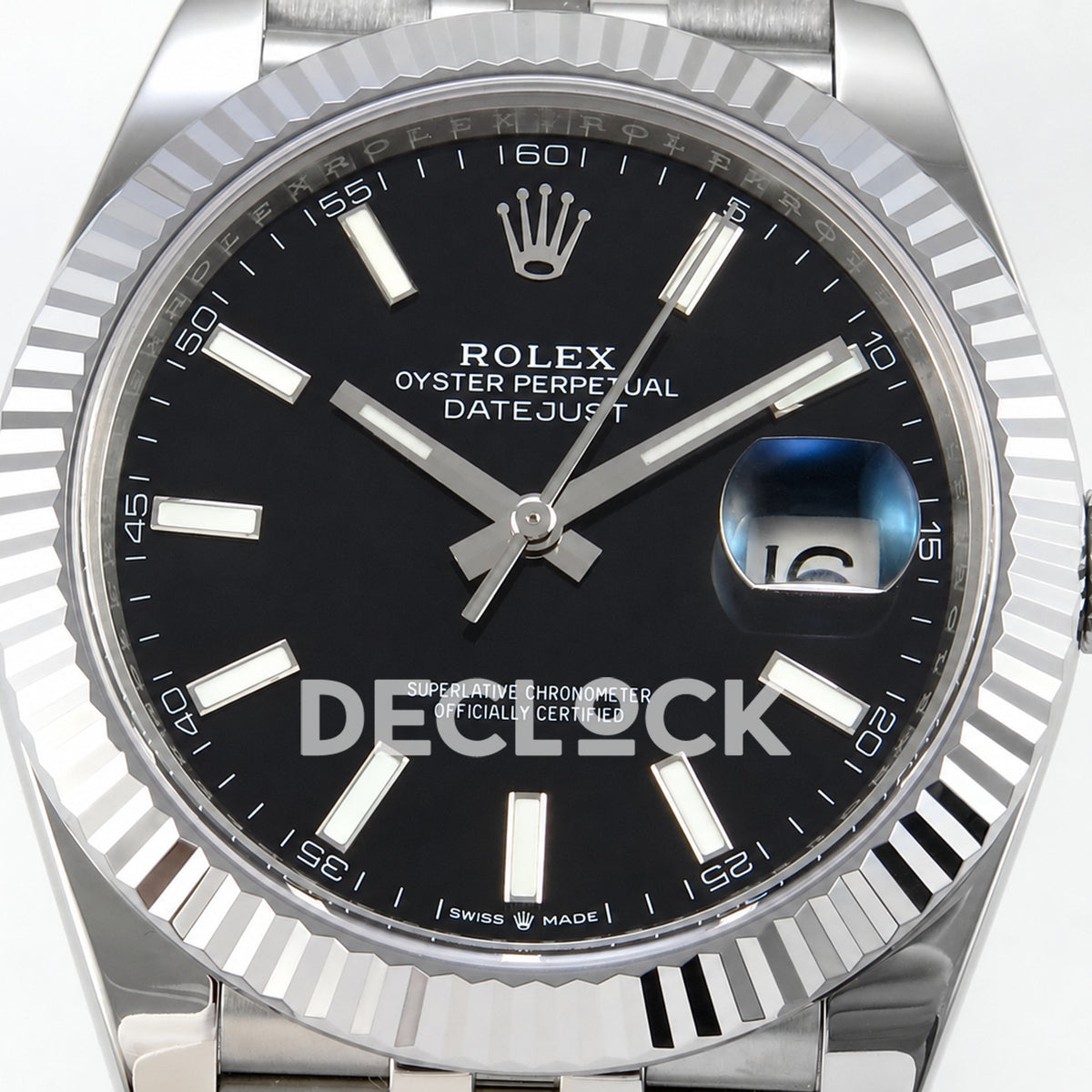 Rolex Datejust 41 126334 Black Stick Dial Jubilee RGF JH3235