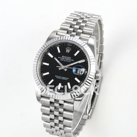 Rolex Datejust 41 126334 Black Stick Dial Jubilee RGF JH3235