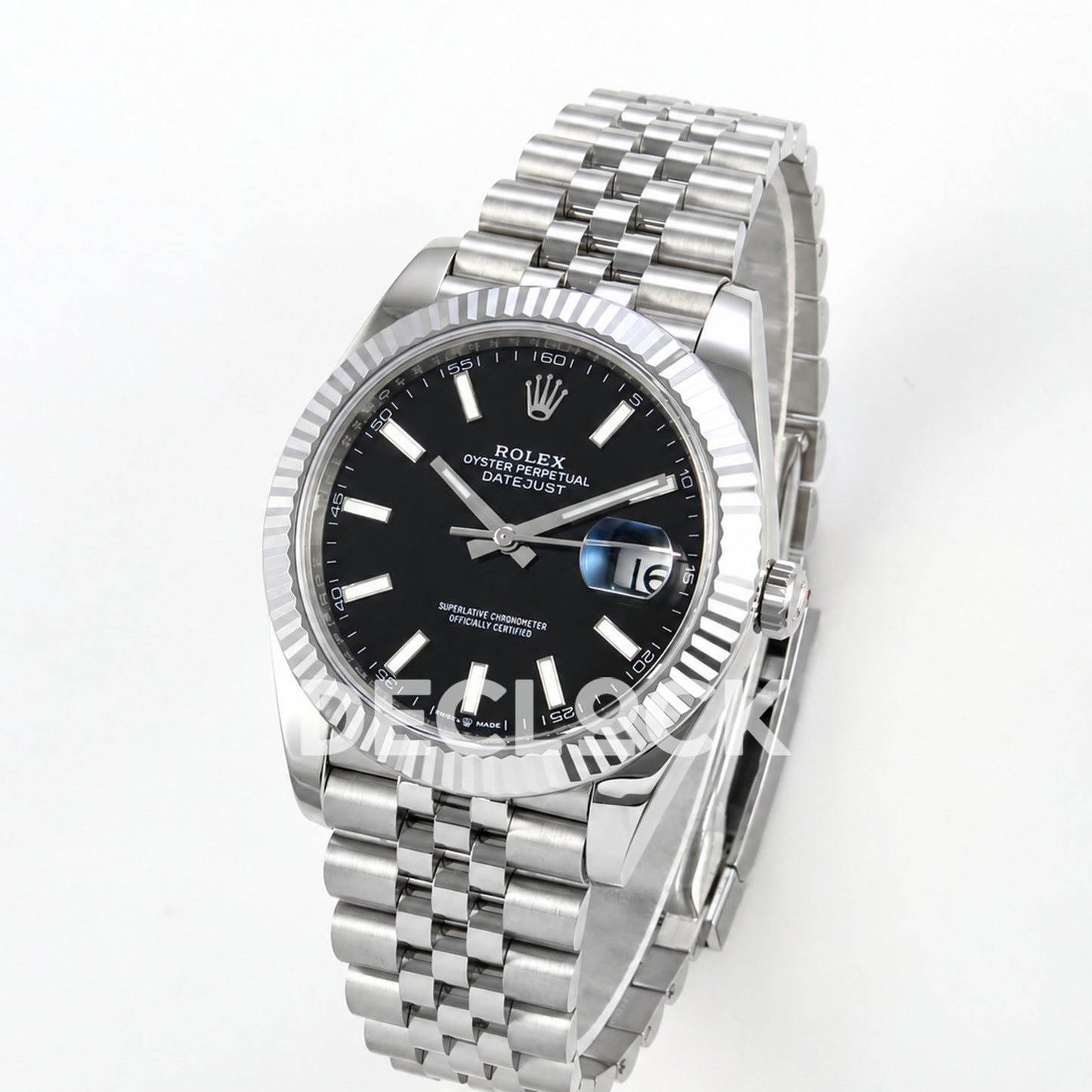 Rolex Datejust 41 126334 Black Stick Dial Jubilee RGF JH3235