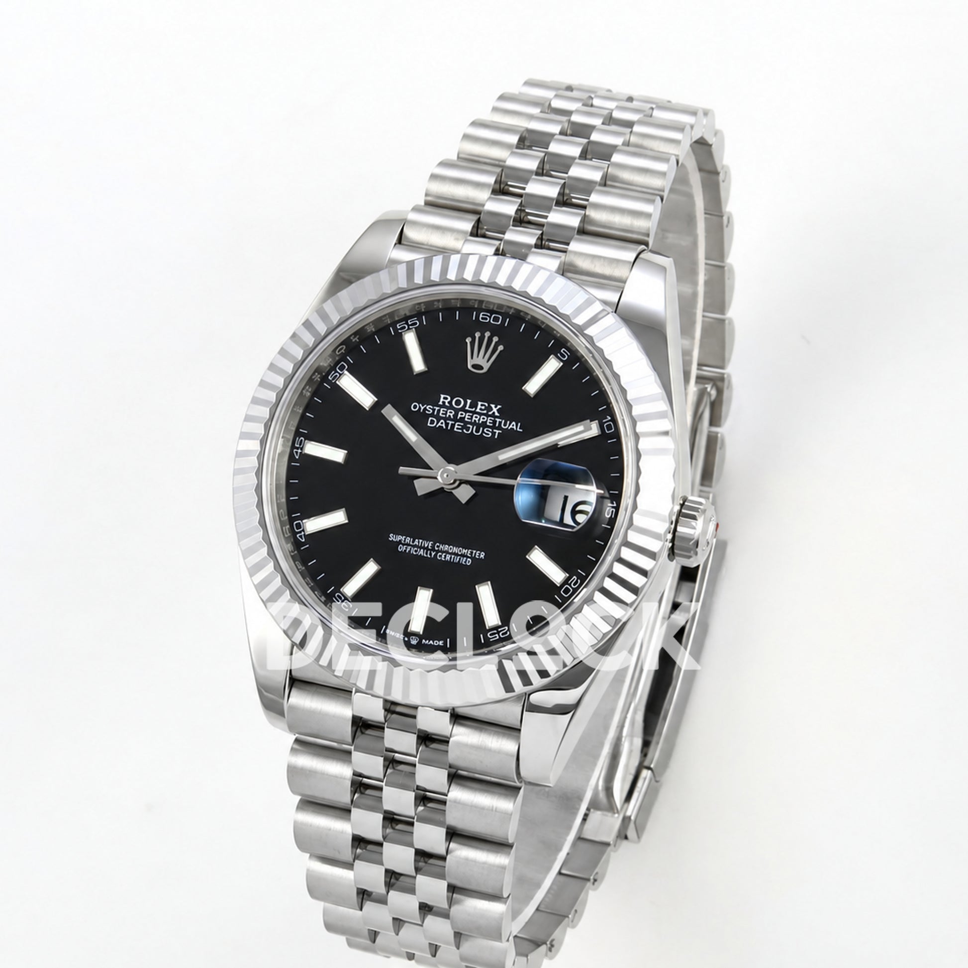 Rolex Datejust 41 126334 Black Stick Dial Jubilee RGF JH3235