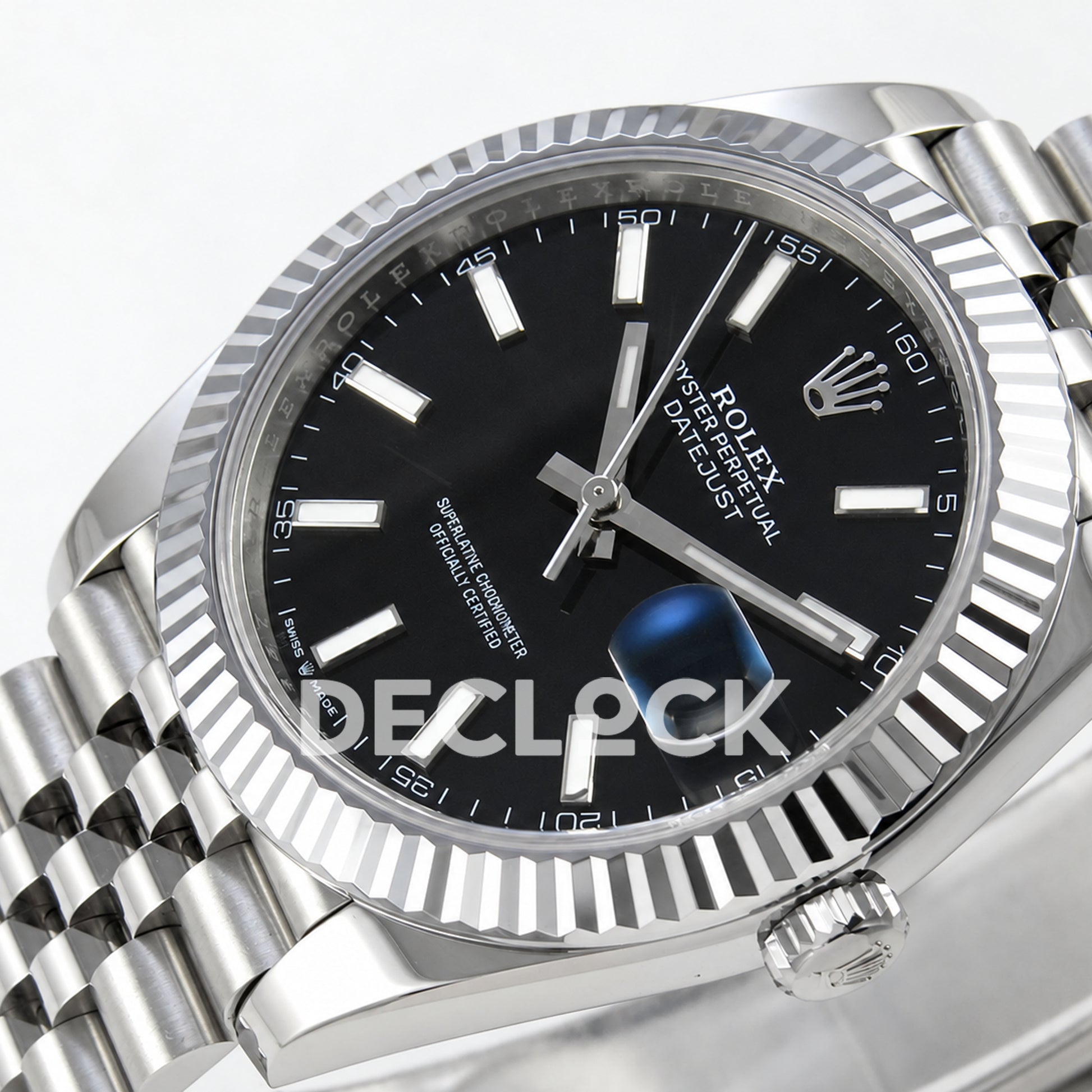 Rolex Datejust 41 126334 Black Stick Dial Jubilee RGF JH3235