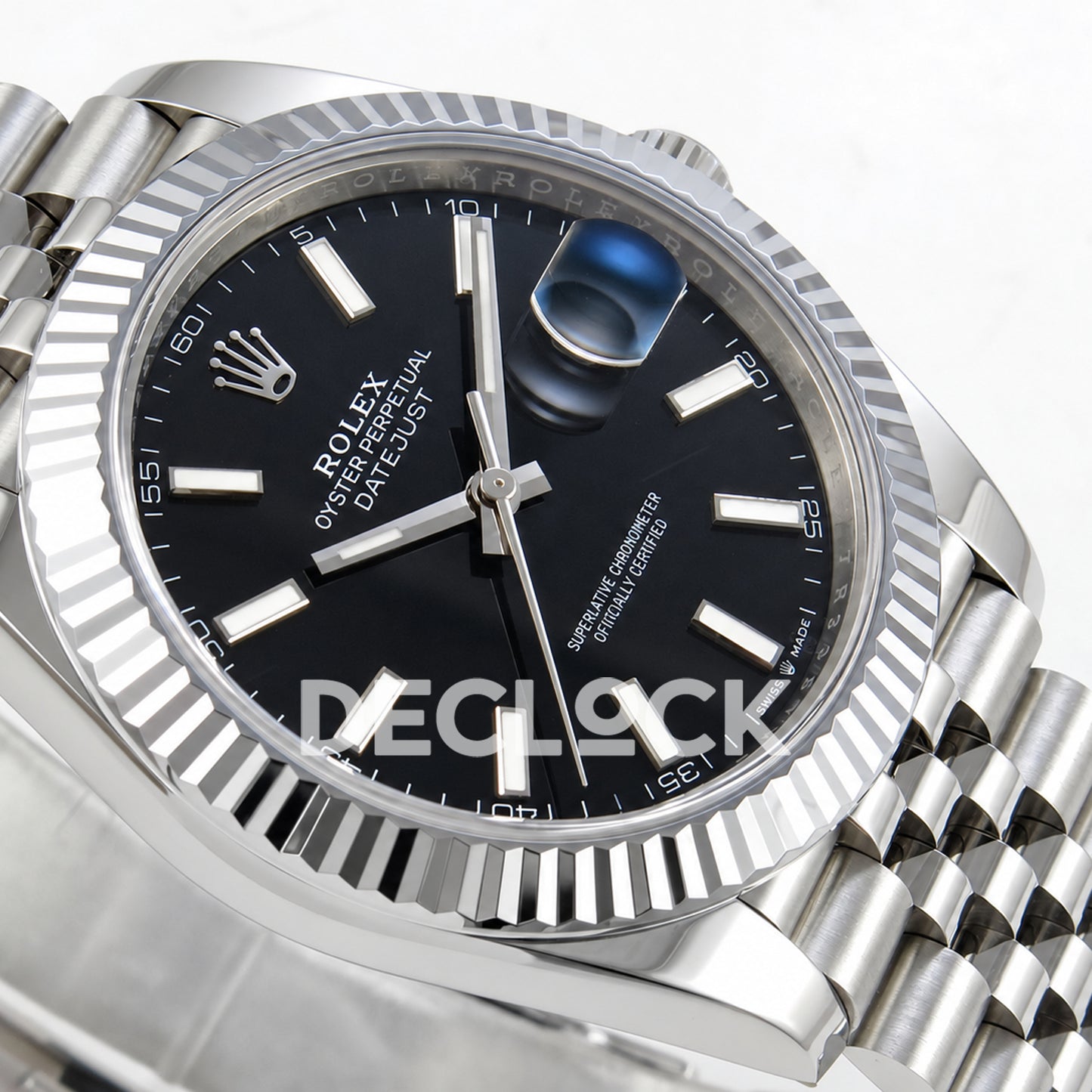 Rolex Datejust 41 126334 Black Stick Dial Jubilee RGF JH3235