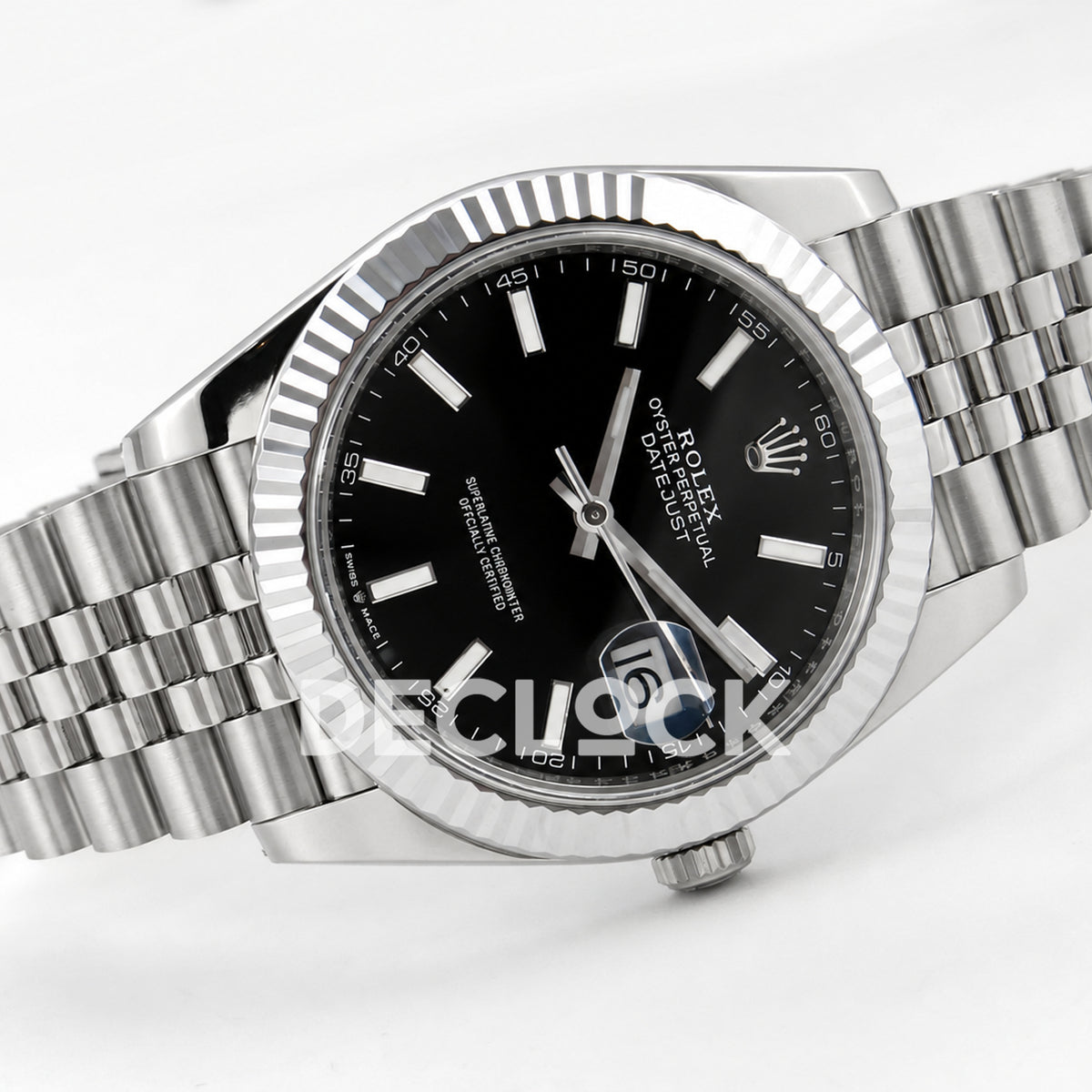 Rolex Datejust 41 126334 Black Stick Dial Jubilee RGF JH3235