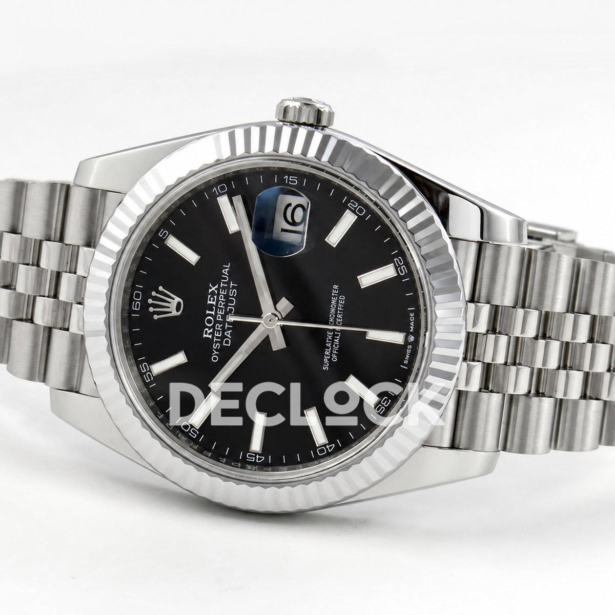 Rolex Datejust 41 126334 Black Stick Dial Jubilee RGF JH3235