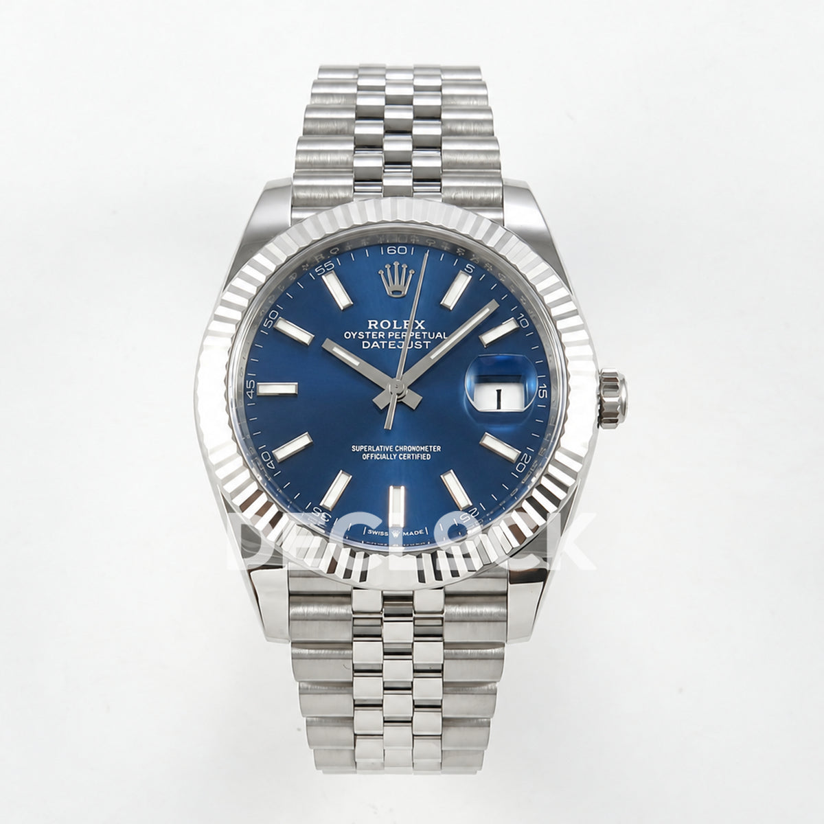 Rolex Datejust 41 126334 Blue Stick Dial Jubilee Clean Plus JH3235 V2
