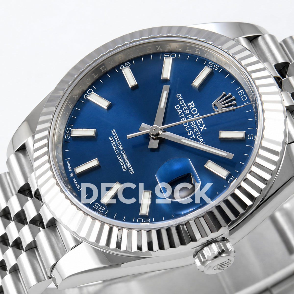 Rolex Datejust 41 126334 Blue Stick Dial Jubilee Clean Plus JH3235 V2