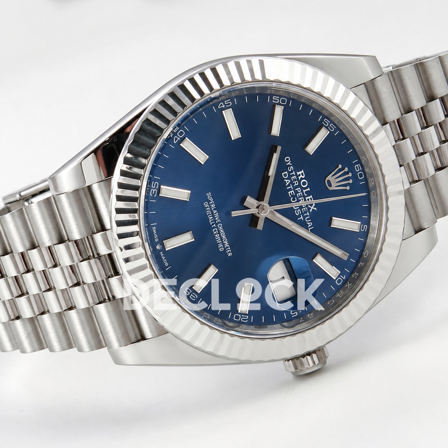 Rolex Datejust 41 126334 Blue Stick Dial Jubilee Clean Plus JH3235 V2