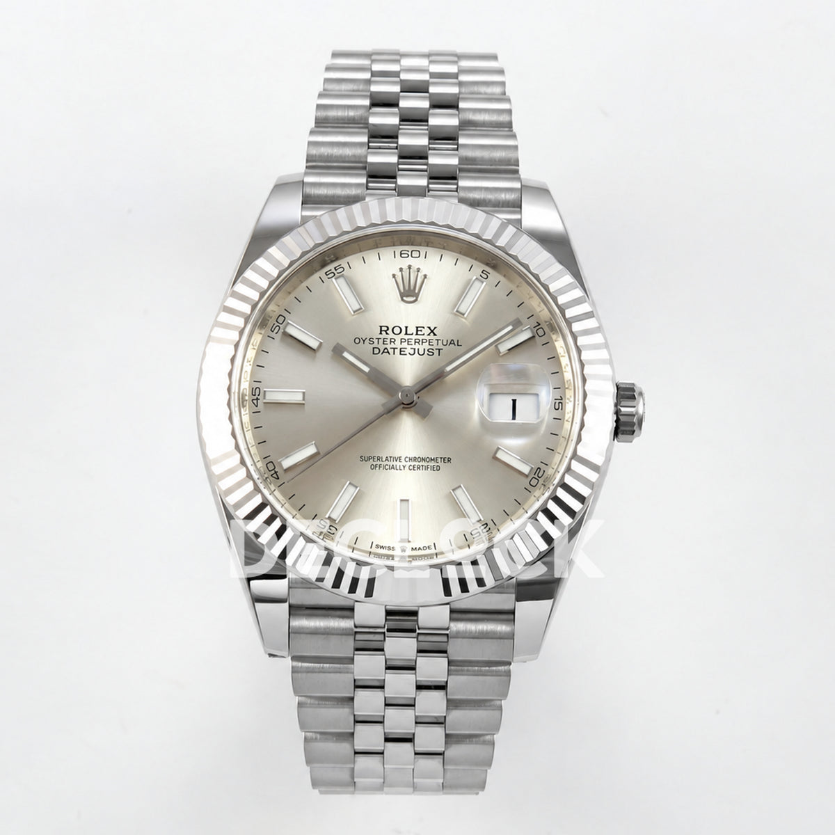 Rolex Datejust 41 126334 Silver Stick Dial Jubilee Clean Plus JH3235 V2