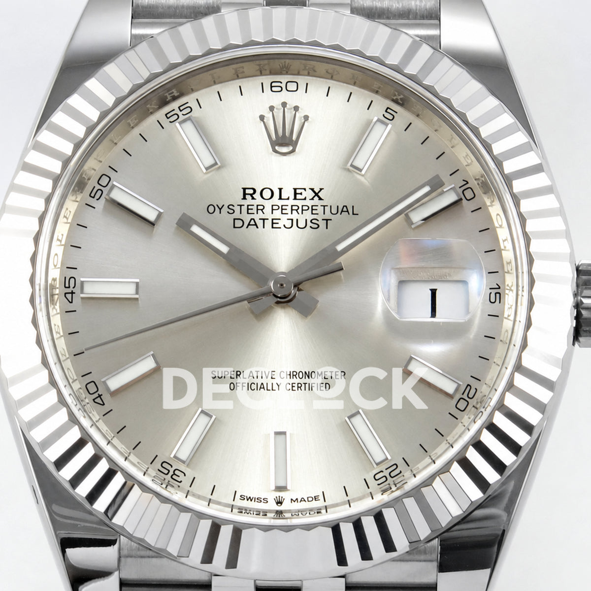 Rolex Datejust 41 126334 Silver Stick Dial Jubilee Clean Plus JH3235 V2