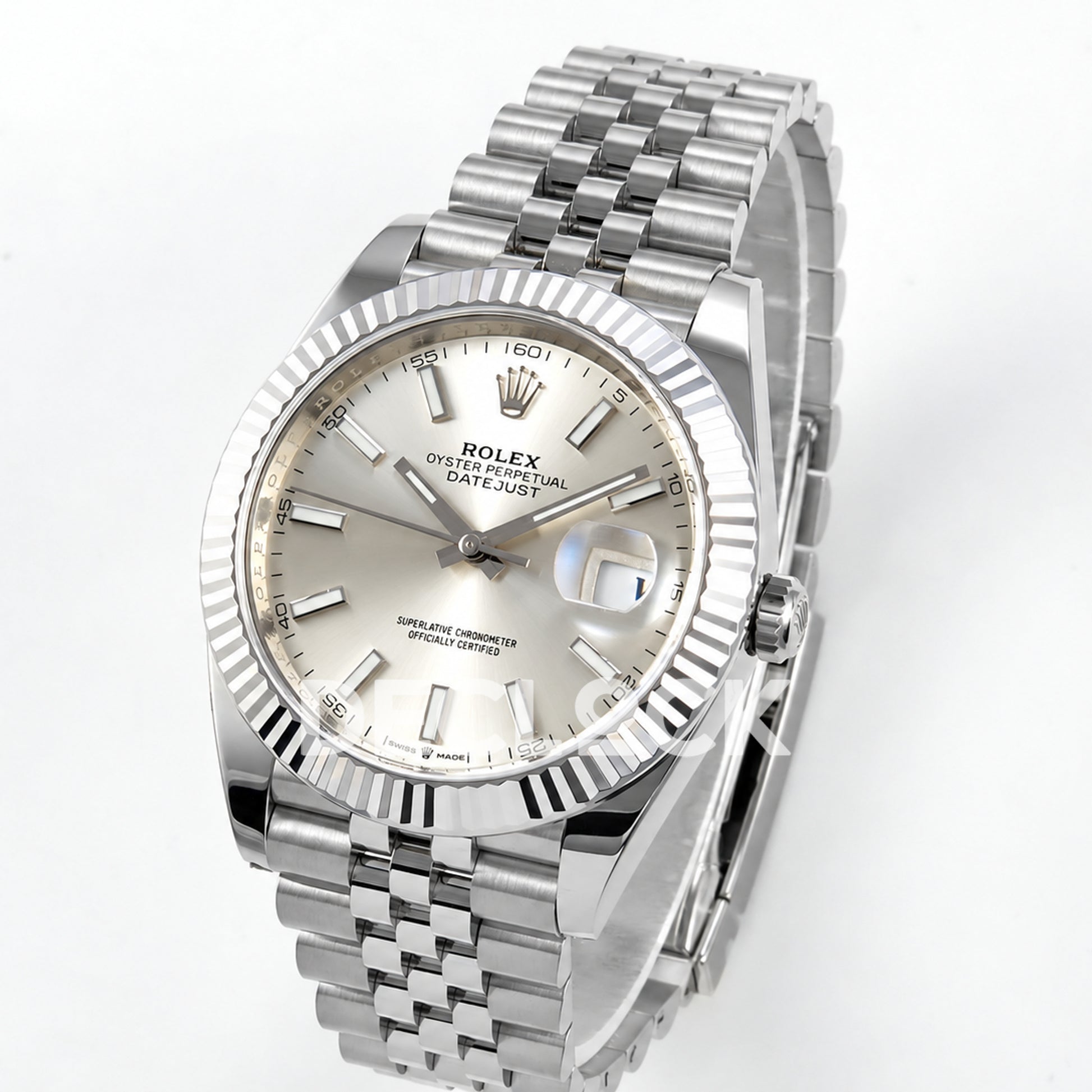 Rolex Datejust 41 126334 Silver Stick Dial Jubilee Clean Plus JH3235 V2