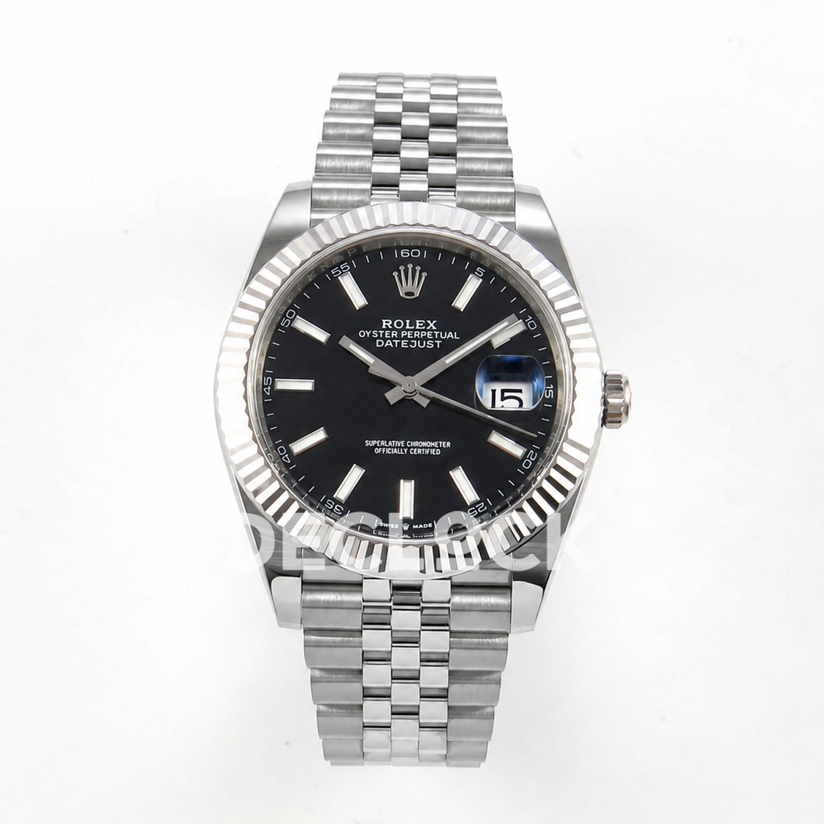 Rolex Datejust 41 126334 Black Stick Dial Jubilee Clean Plus JH3235 V2