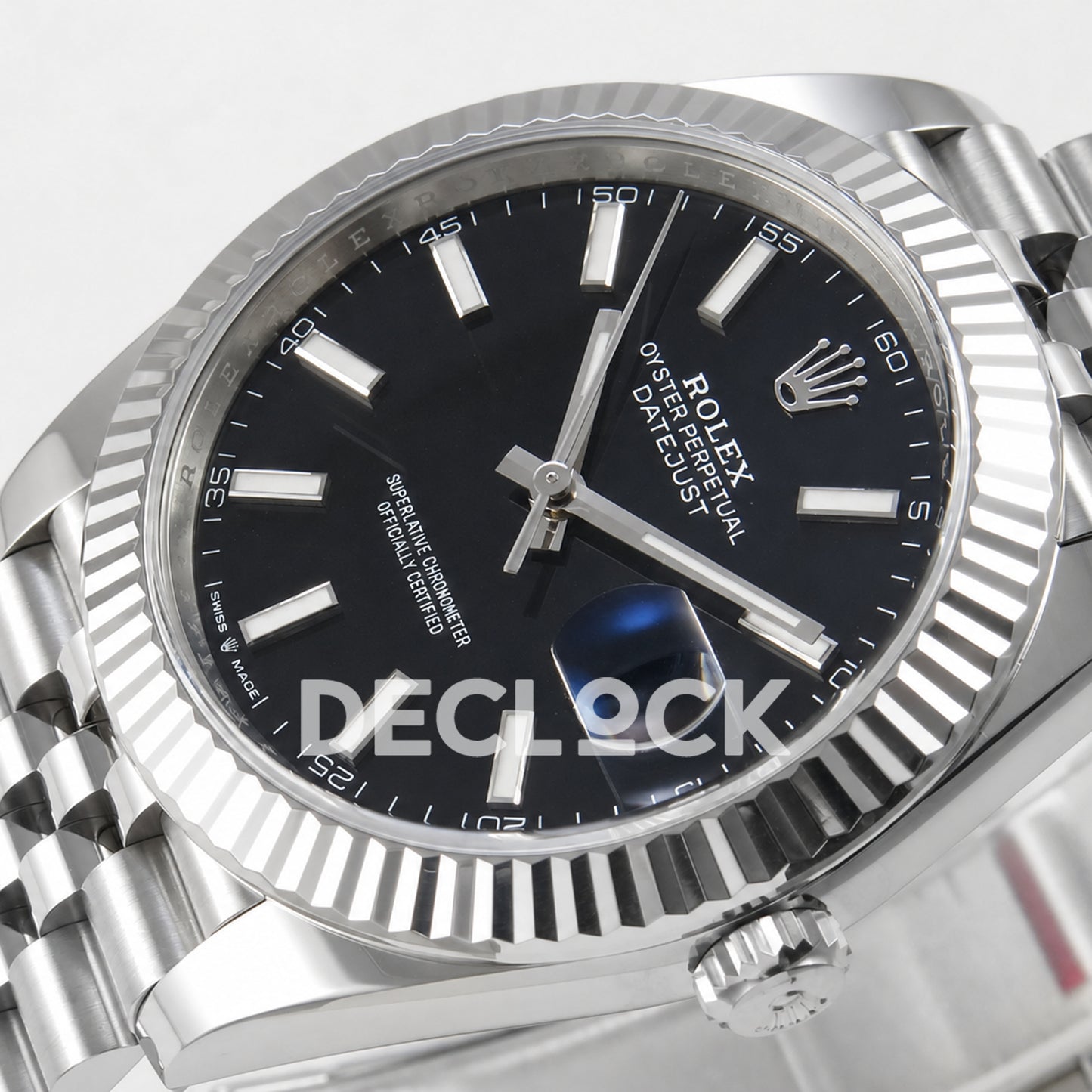 Rolex Datejust 41 126334 Black Stick Dial Jubilee Clean Plus JH3235 V2