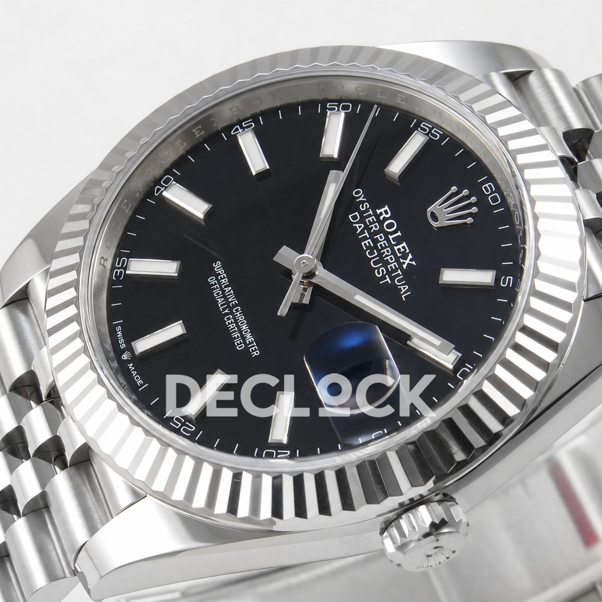 Rolex Datejust 41 126334 Black Stick Dial Jubilee Clean Plus JH3235 V2