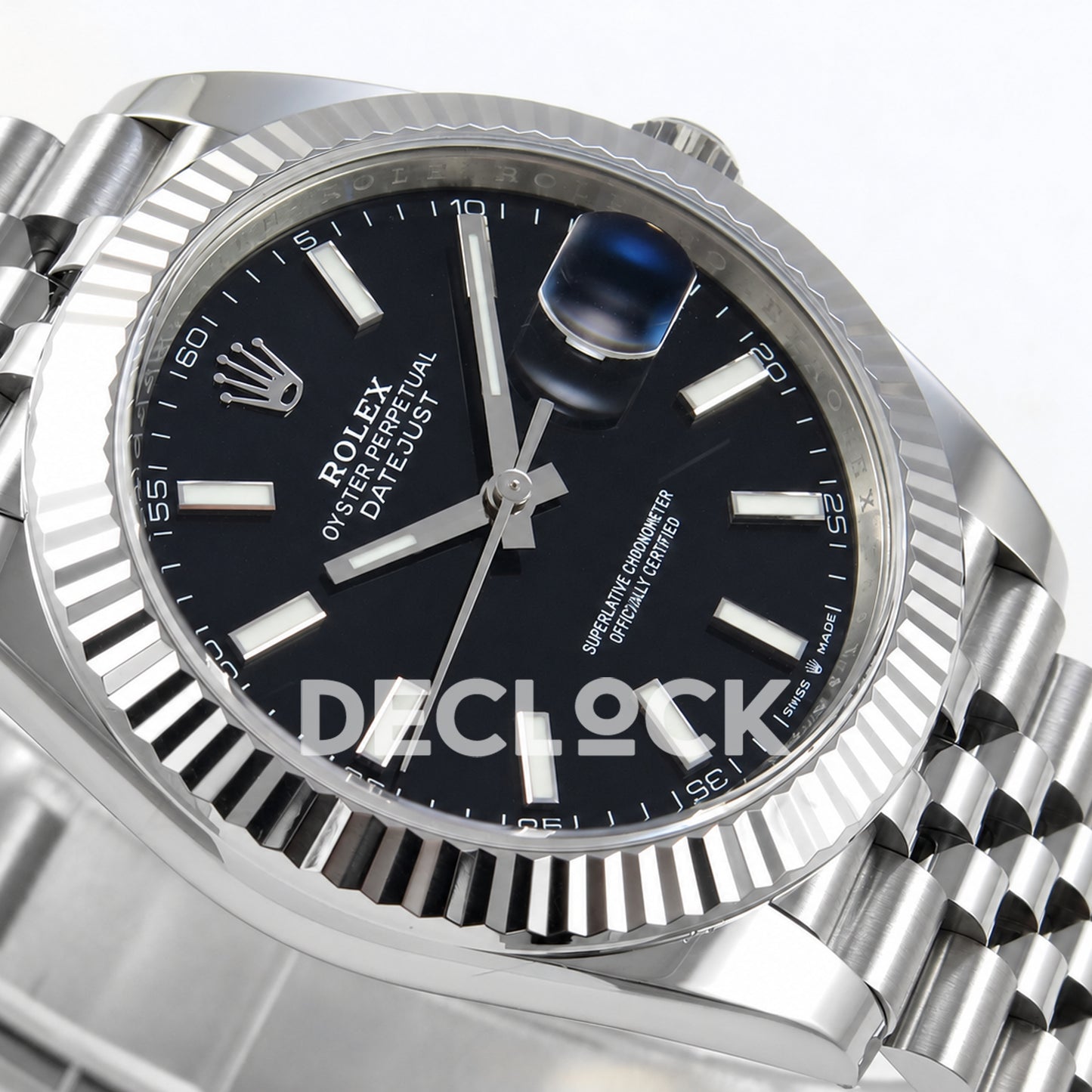 Rolex Datejust 41 126334 Black Stick Dial Jubilee Clean Plus JH3235 V2