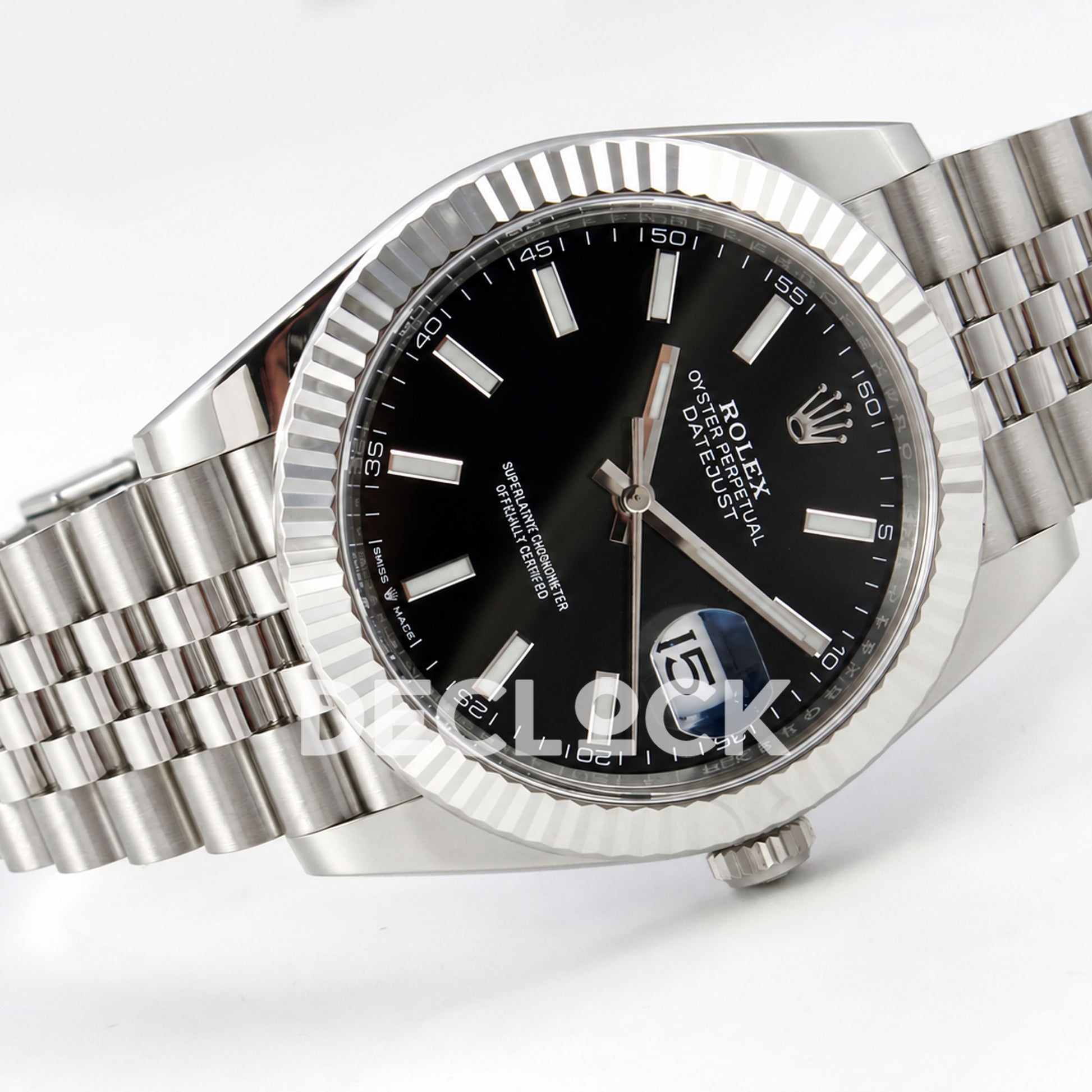 Rolex Datejust 41 126334 Black Stick Dial Jubilee Clean Plus JH3235 V2