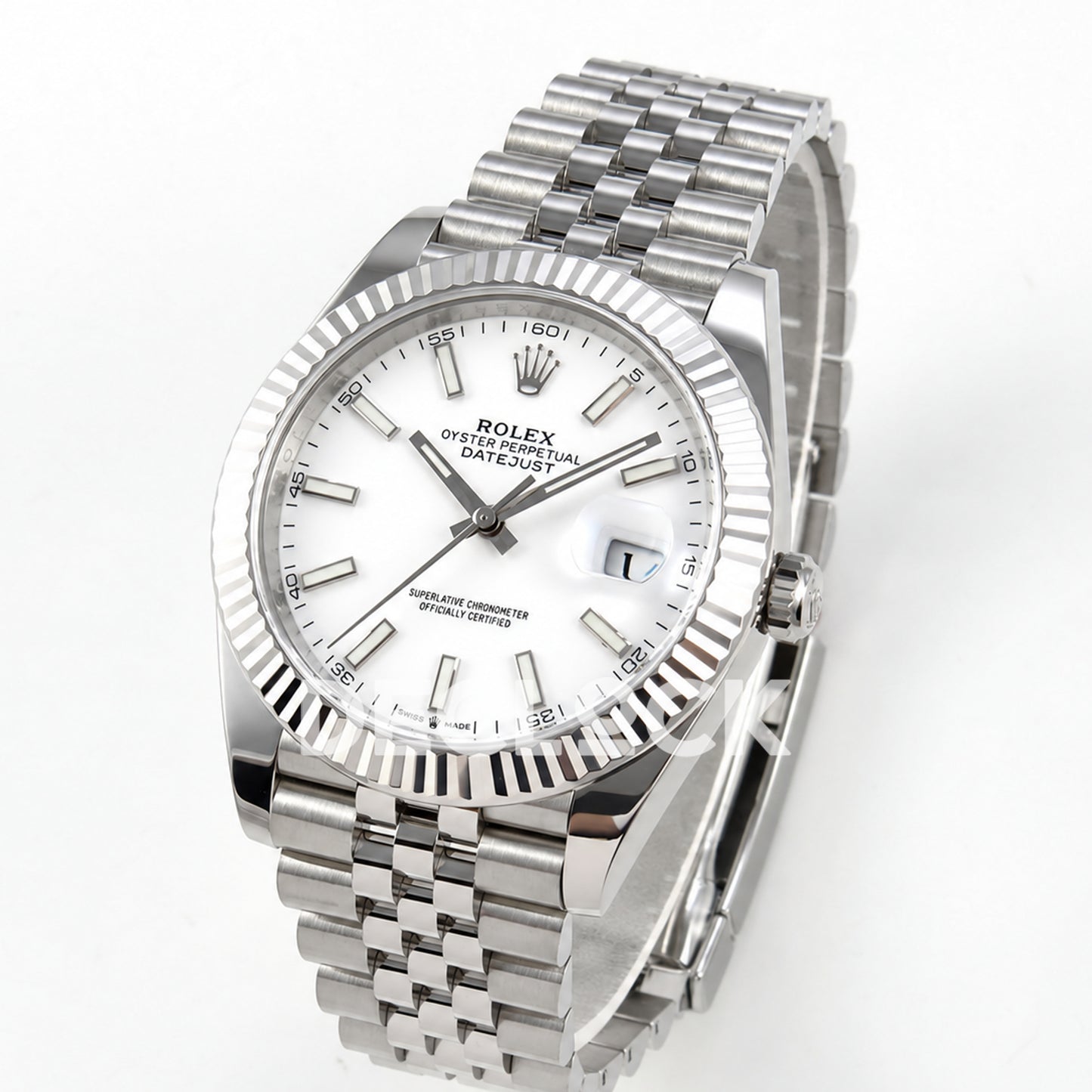 Rolex Datejust 41 126334 White Stick Dial Jubilee Clean Plus JH3235 V2