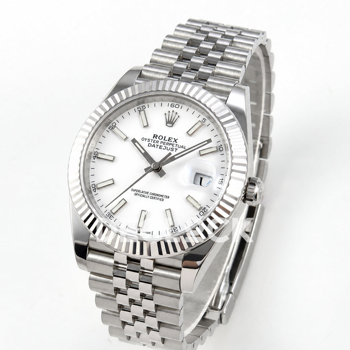 Rolex Datejust 41 126334 White Stick Dial Jubilee Clean Plus JH3235 V2