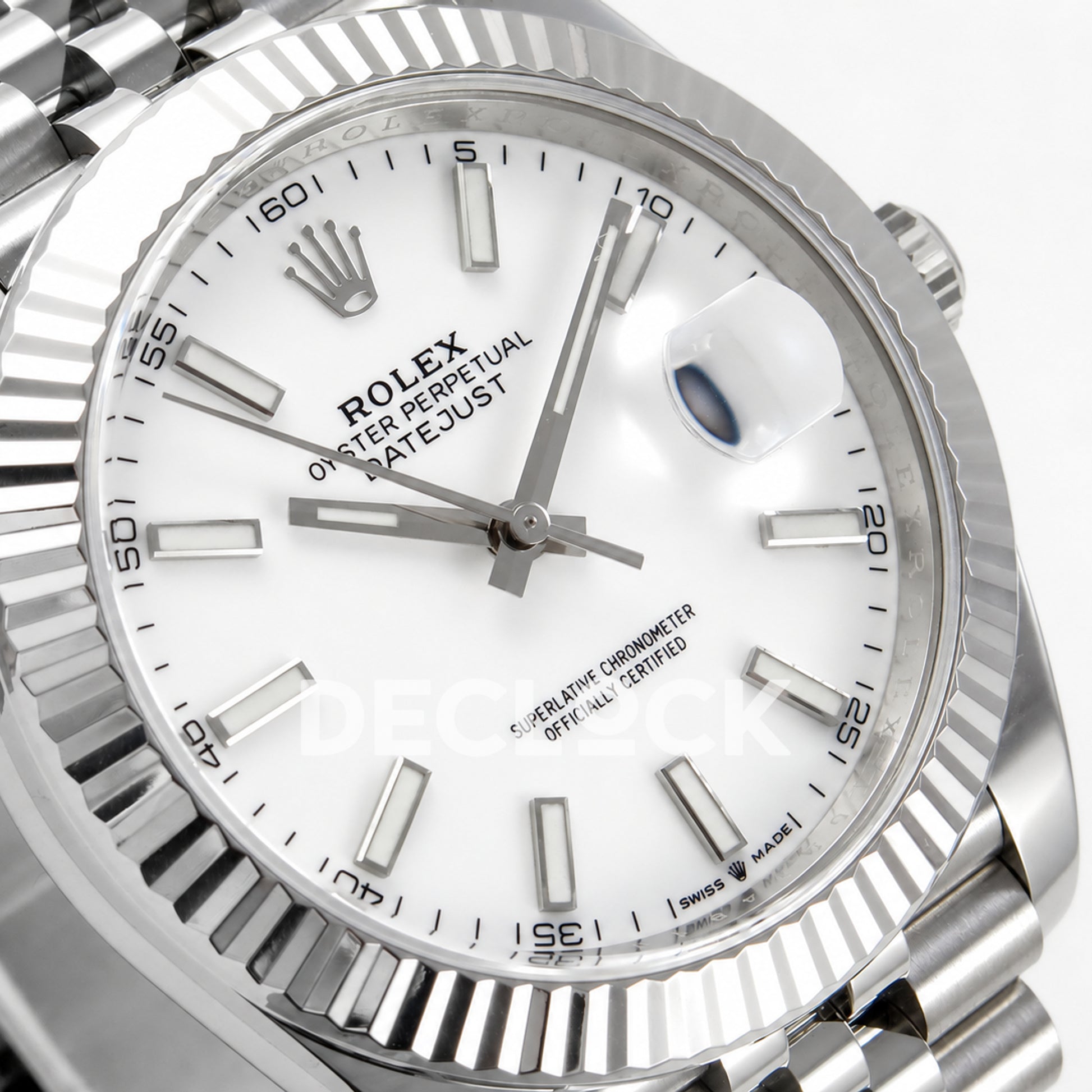 Rolex Datejust 41 126334 White Stick Dial Jubilee Clean Plus JH3235 V2