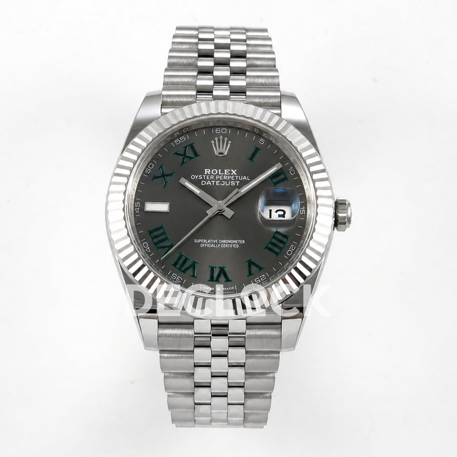 Rolex Datejust 41 126334 Wimbledon Jubilee Clean Plus JH3235 V2