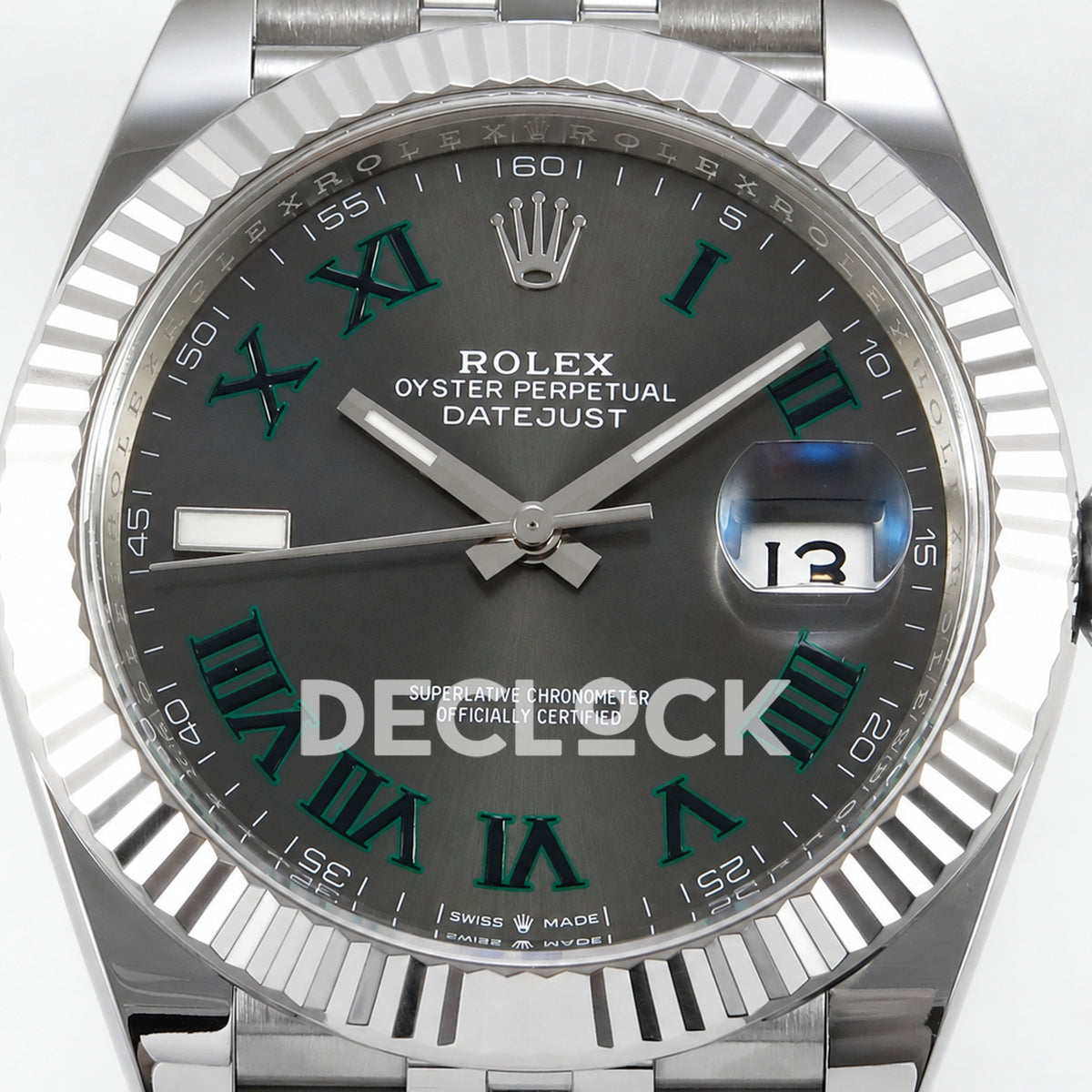 Rolex Datejust 41 126334 Wimbledon Jubilee Clean Plus JH3235 V2