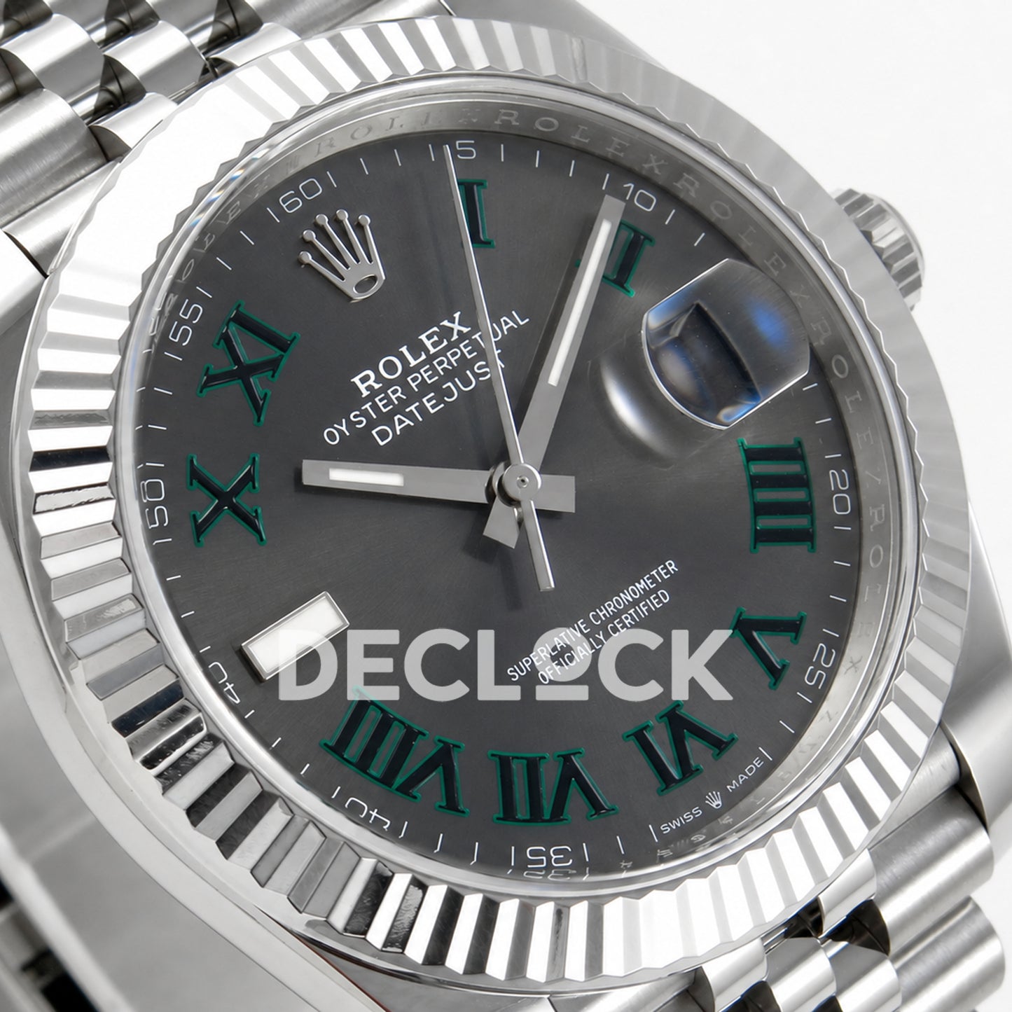Rolex Datejust 41 126334 Wimbledon Jubilee Clean Plus JH3235 V2