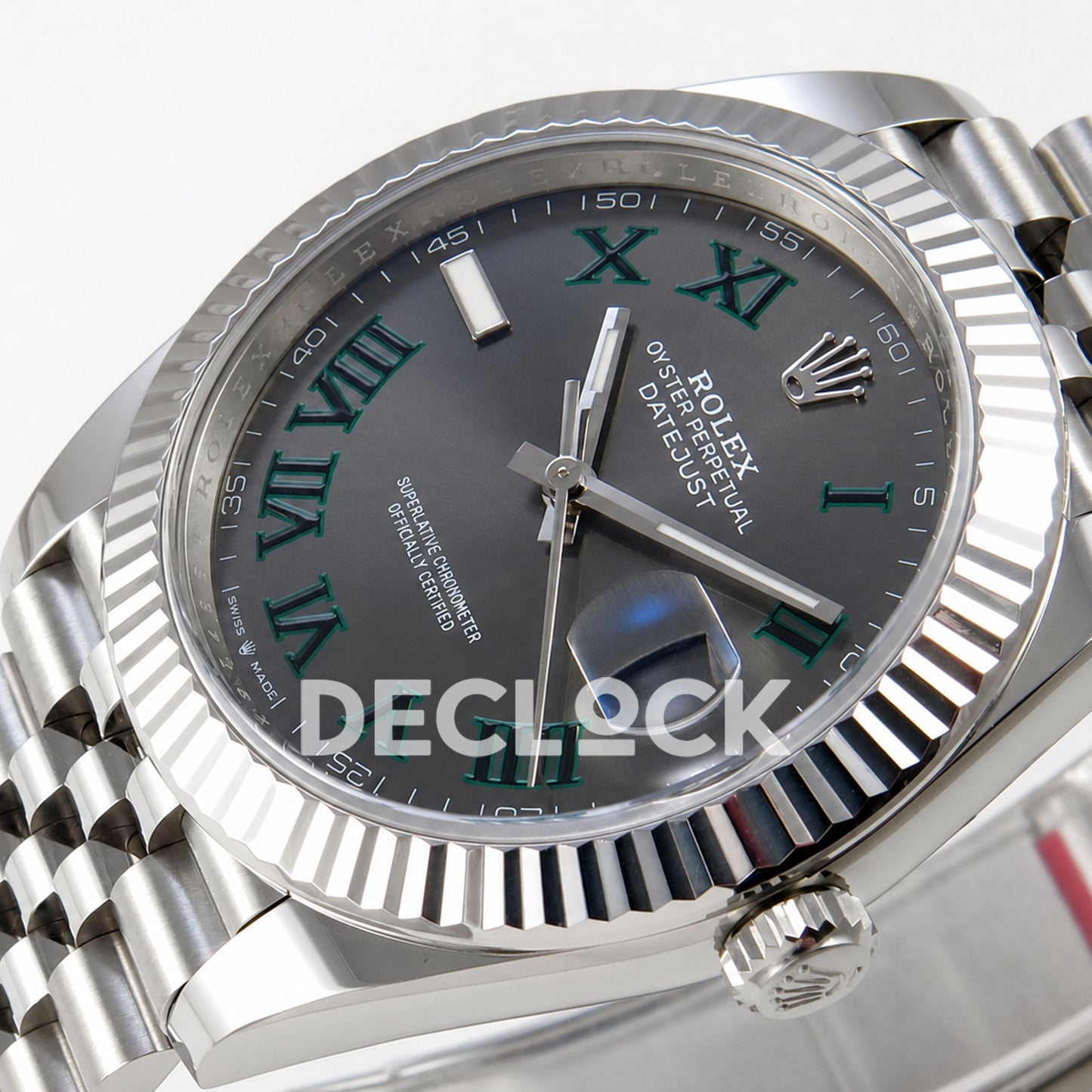 Rolex Datejust 41 126334 Wimbledon Jubilee Clean Plus JH3235 V2
