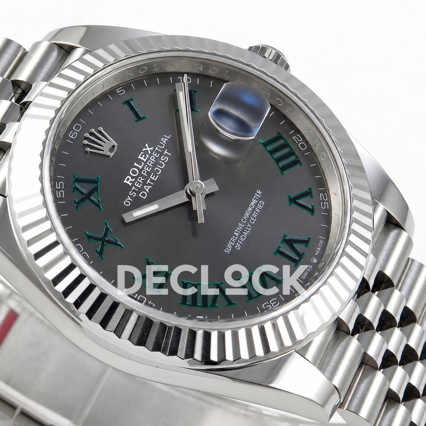 Rolex Datejust 41 126334 Wimbledon Jubilee Clean Plus JH3235 V2