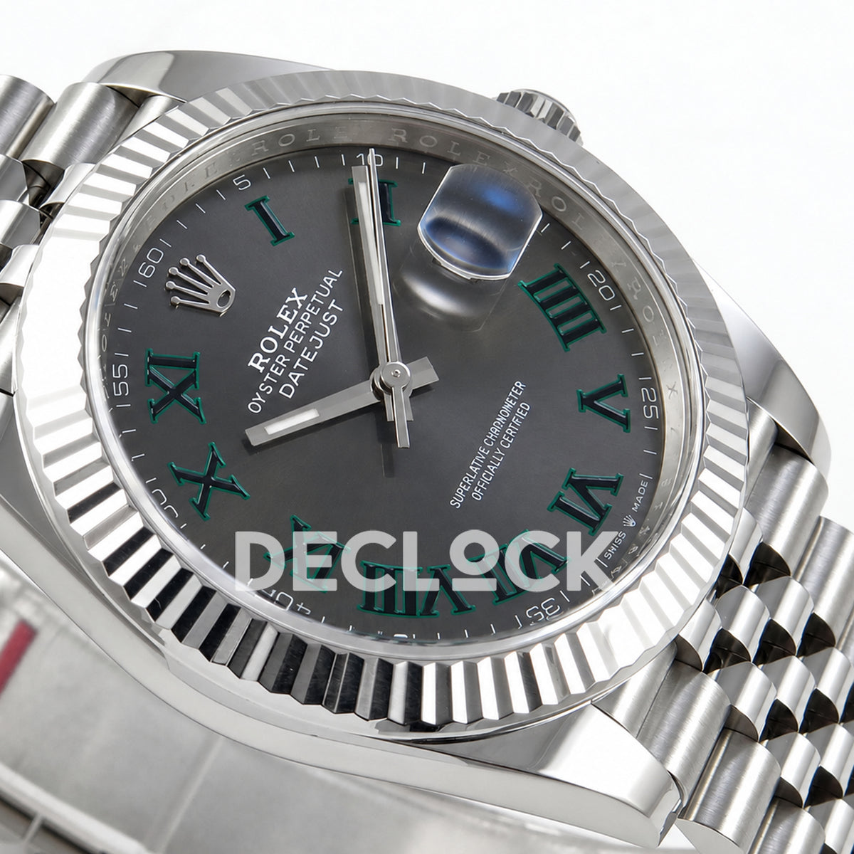 Rolex Datejust 41 126334 Wimbledon Jubilee Clean Plus JH3235 V2