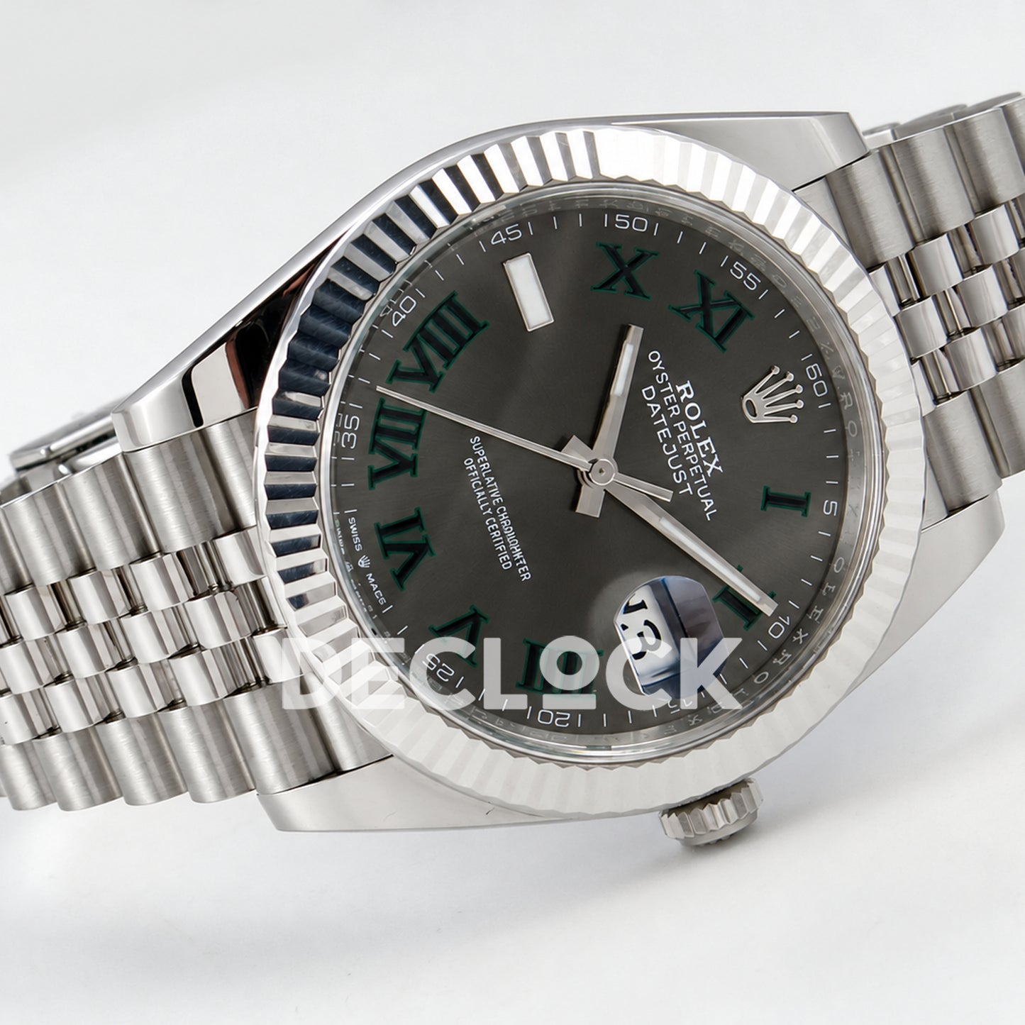 Rolex Datejust 41 126334 Wimbledon Jubilee Clean Plus JH3235 V2