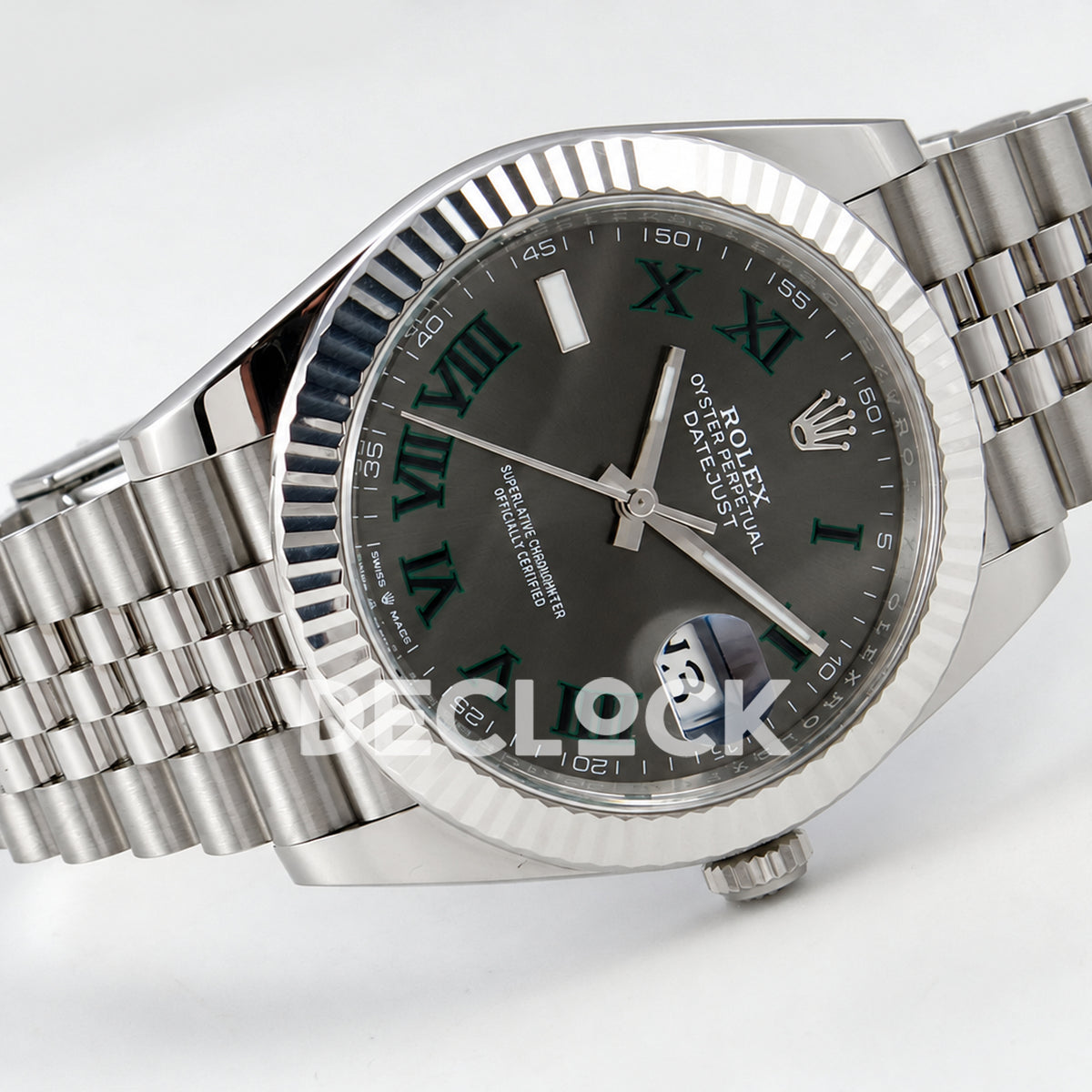 Rolex Datejust 41 126334 Wimbledon Jubilee Clean Plus JH3235 V2