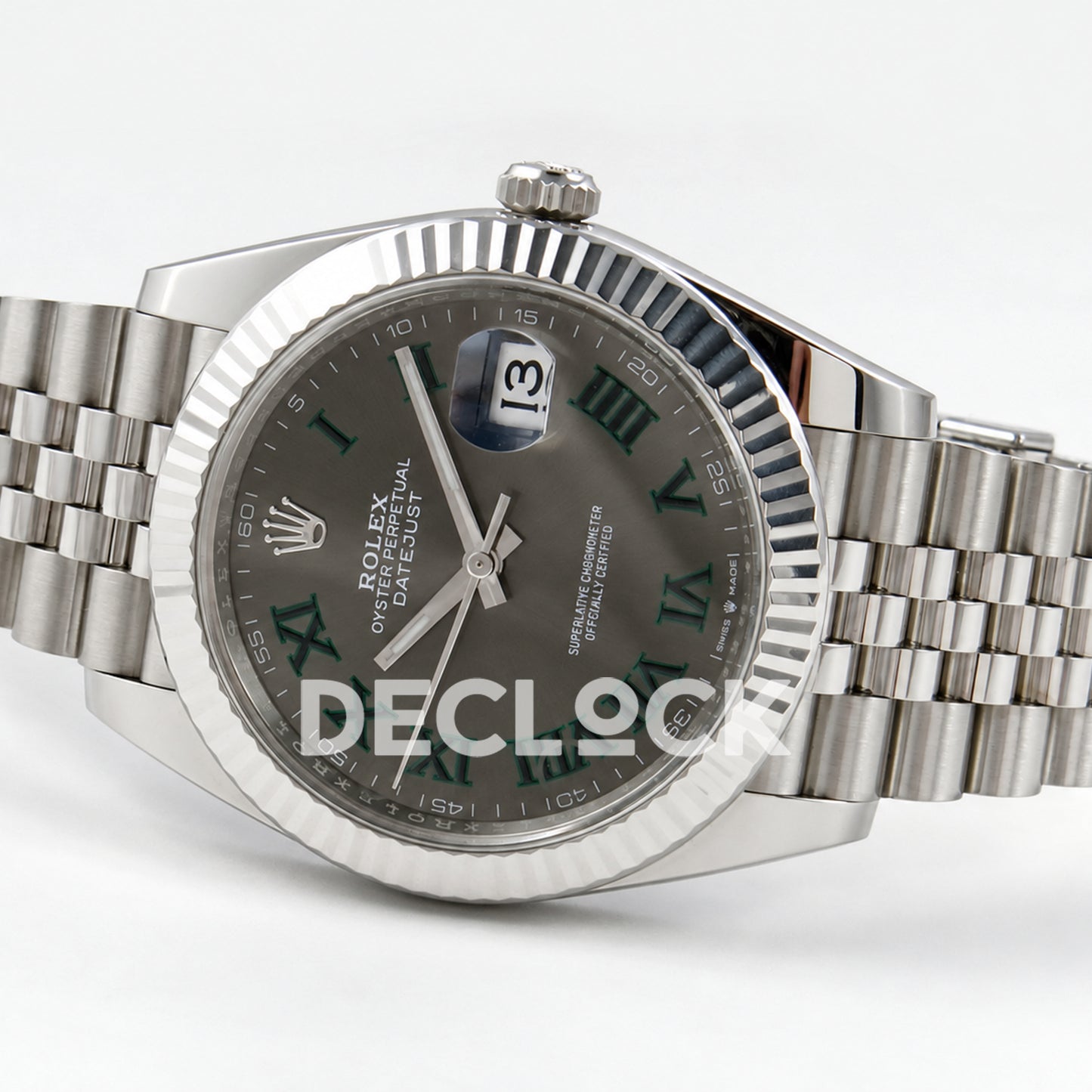 Rolex Datejust 41 126334 Wimbledon Jubilee Clean Plus JH3235 V2
